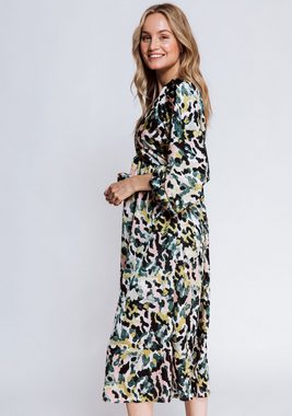 Zhrill Blusenkleid mit Leo-Print