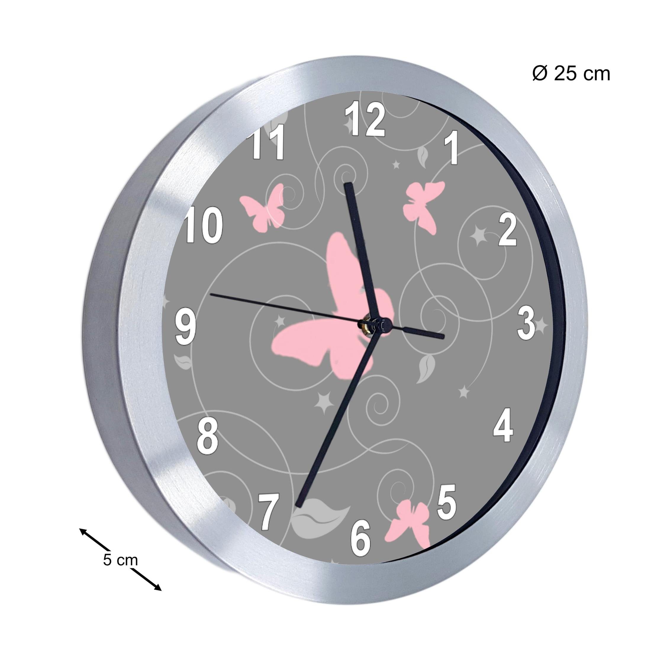 CreaDesign Funkwanduhr (geräuscharmes Uhrwerk)