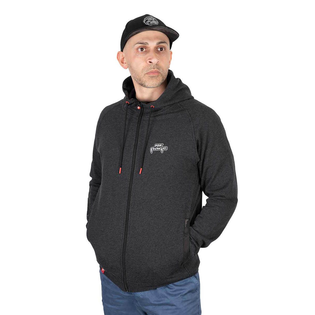 Fox Rage Kapuzenpullover Fox Rage Voyager Zip Hoodie mit Kapuze Herren