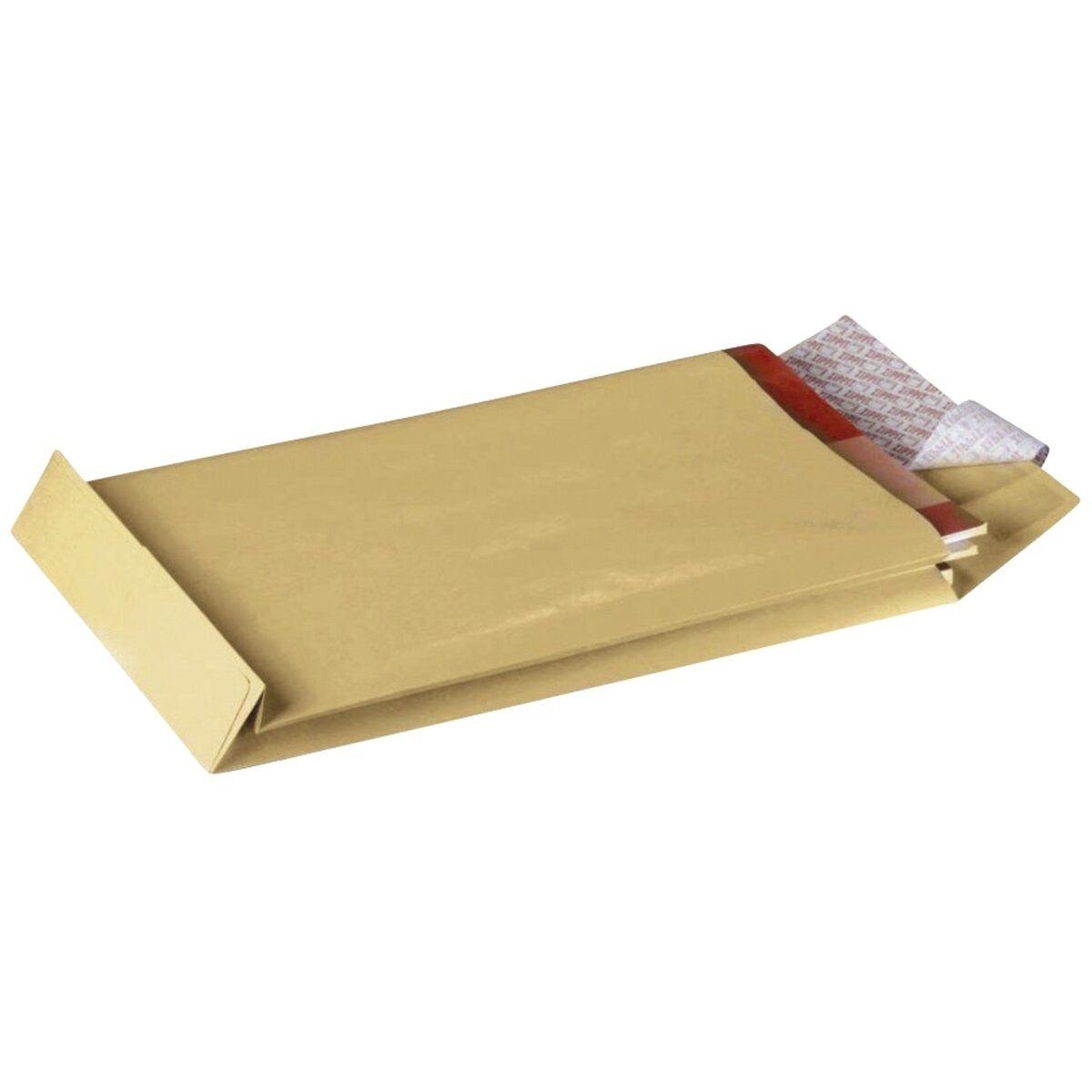 mayer-network GmbH Versandtasche Faltentaschen Recycling - C4 ohne Fenster 40 mm-Falte Klotzboden haftk