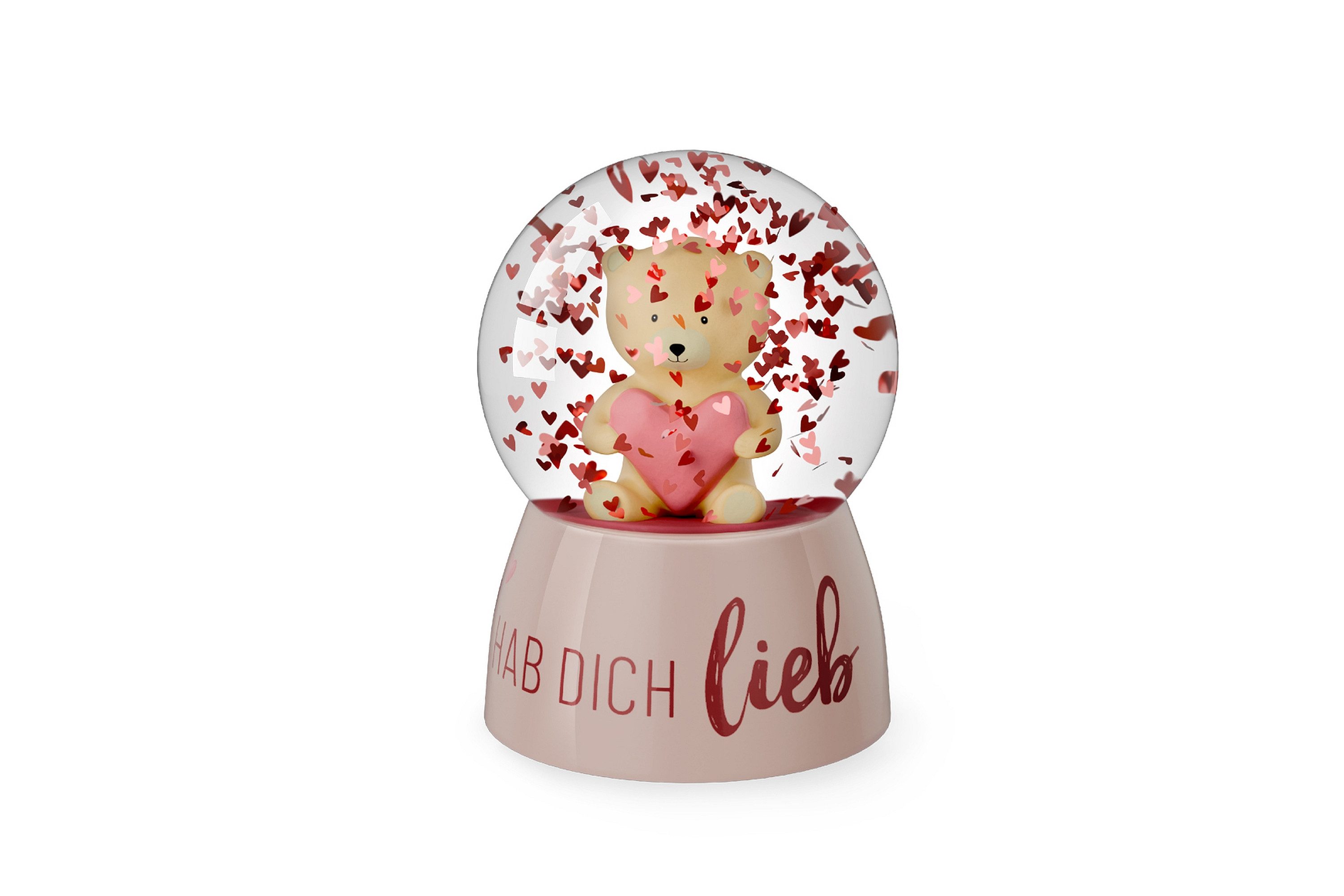 La Vida Schneekugel Schneekugel Glitzerkugel für Dich) Geschenk la vida Teddy 7003891