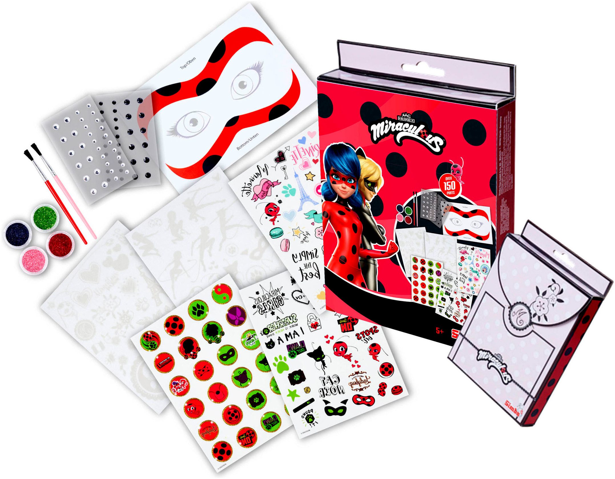 SIMBA Kreativset Miraculous, Glittery Tattoo