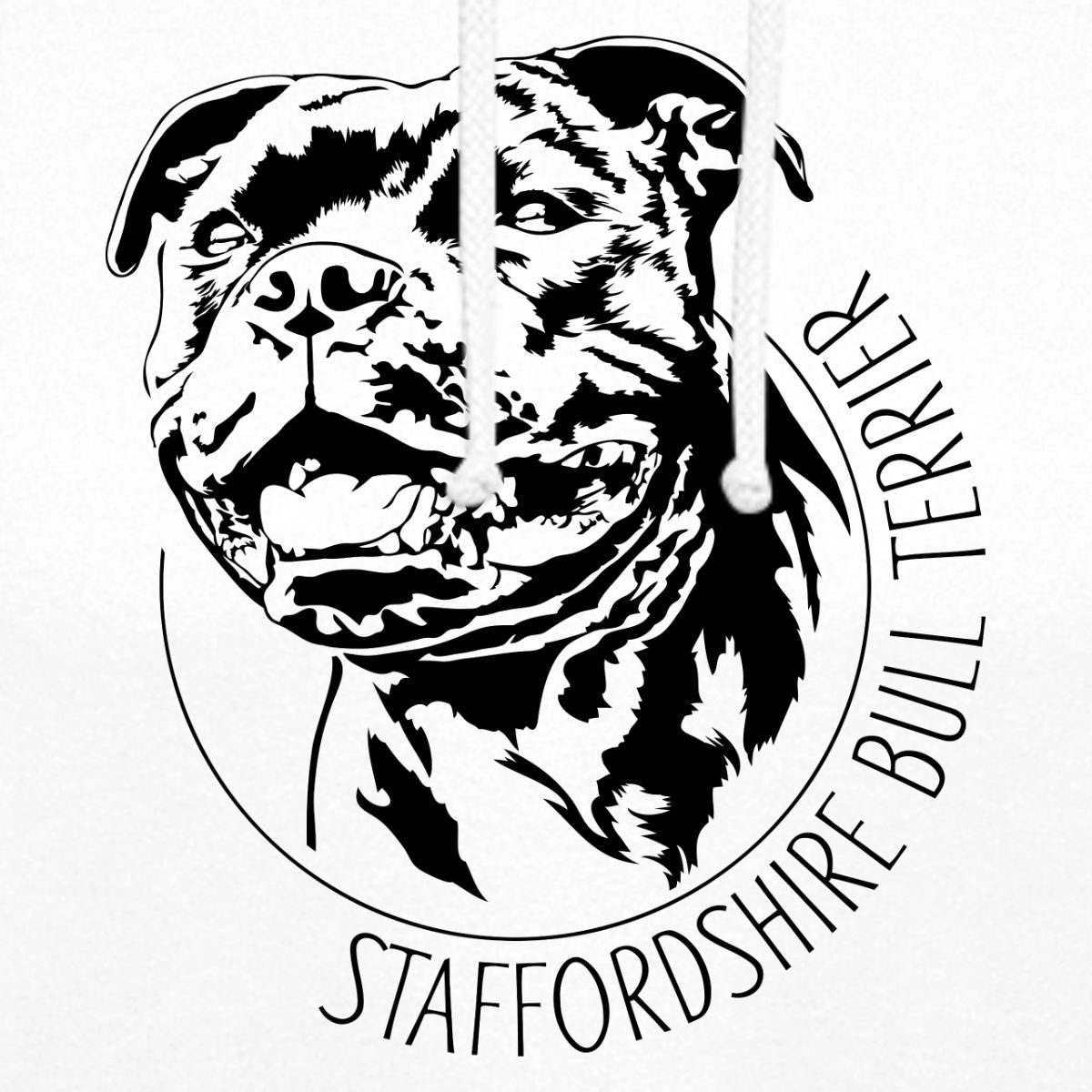 Spreadshirt Hoodie Staffordshire Bull Terrier Unisex Hoodie (1-tlg)