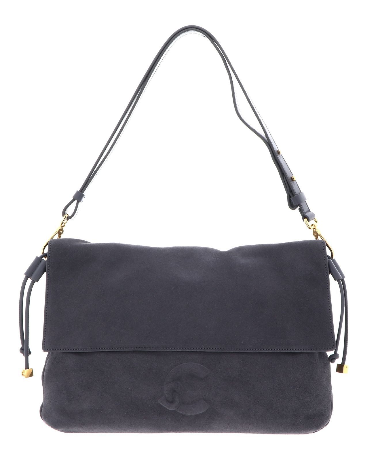 COCCINELLE Schultertasche Handbag Suede Leather / Smooth Leather, aus echtem Rindsleder