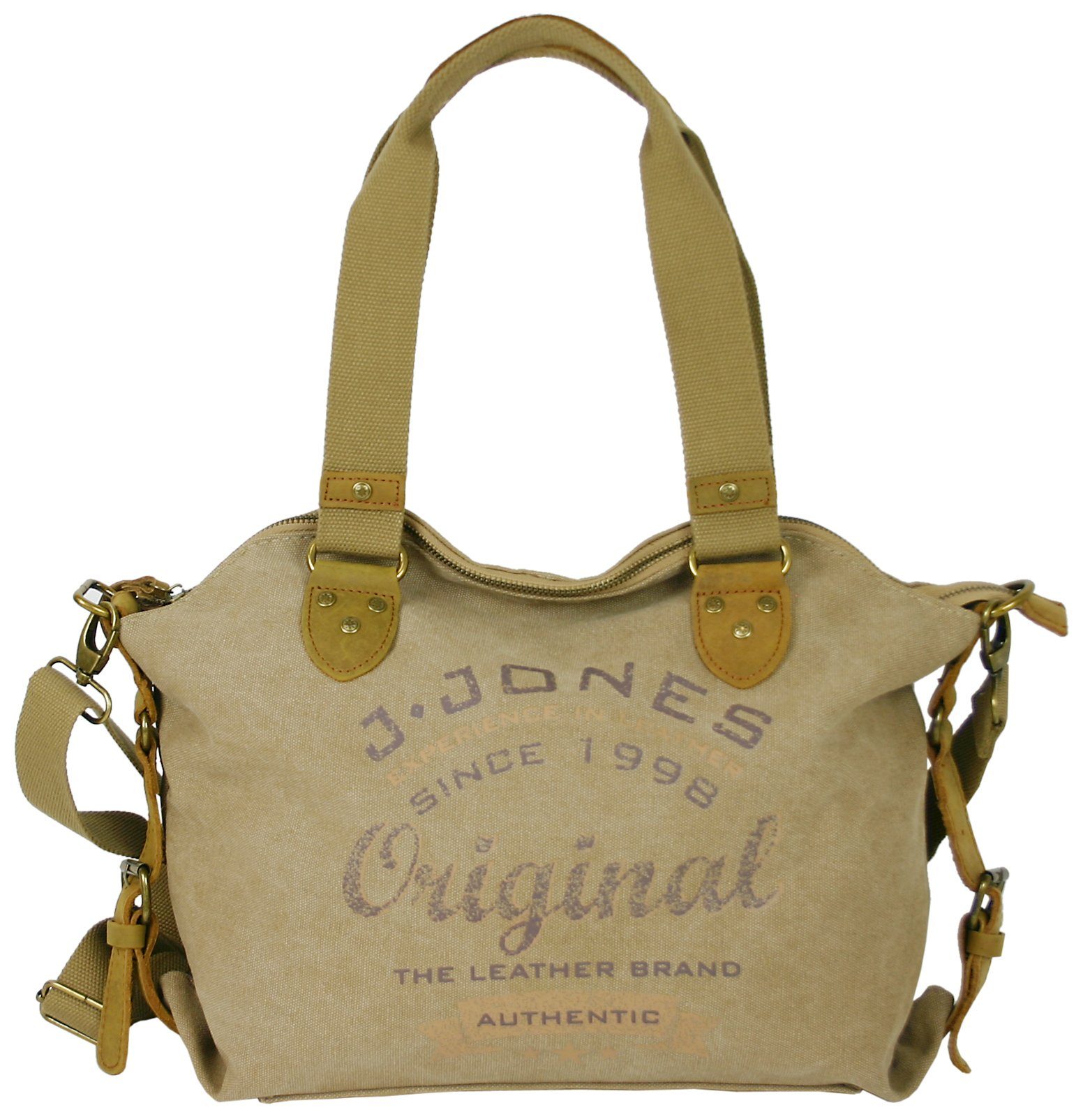 J JONES JENNIFER JONES Schultertasche Damen Canvas Umhängetasche, Handtasch günstig online kaufen
