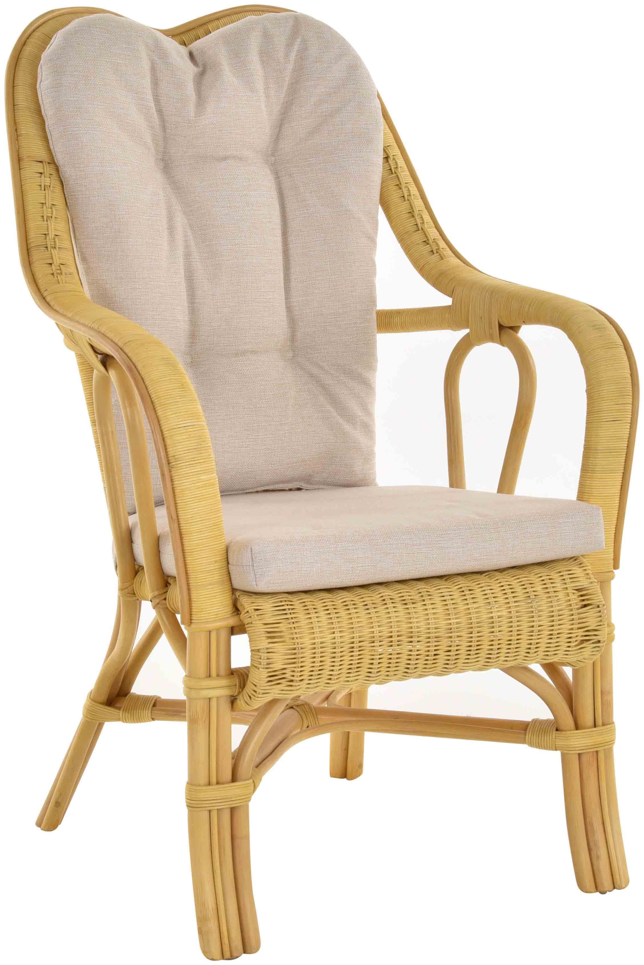 Krines Home Loungesessel Set/2 Rattan Wintergartensessel günstig online kaufen