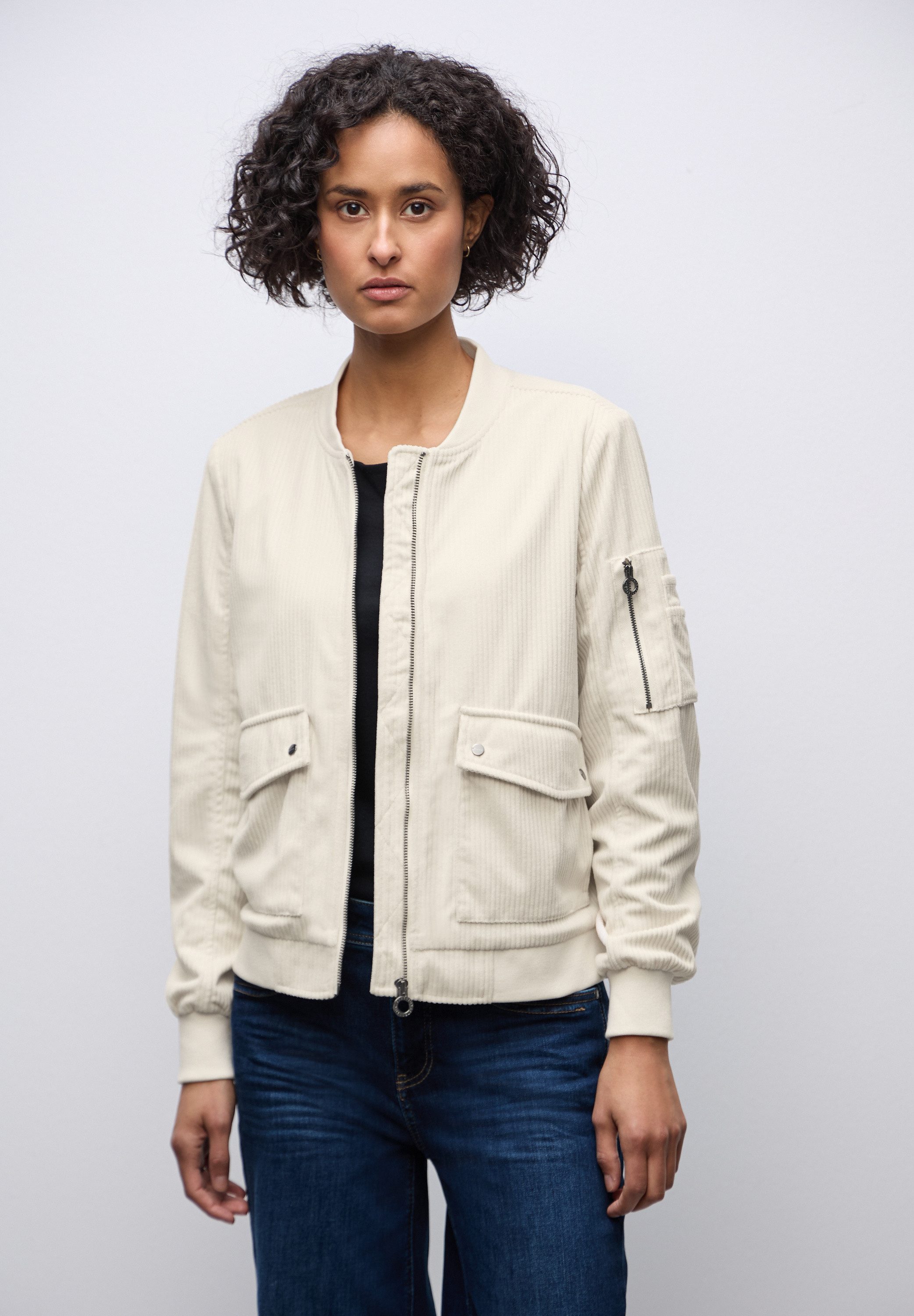 STREET ONE Cordjacke mit Taschen-Detail günstig online kaufen