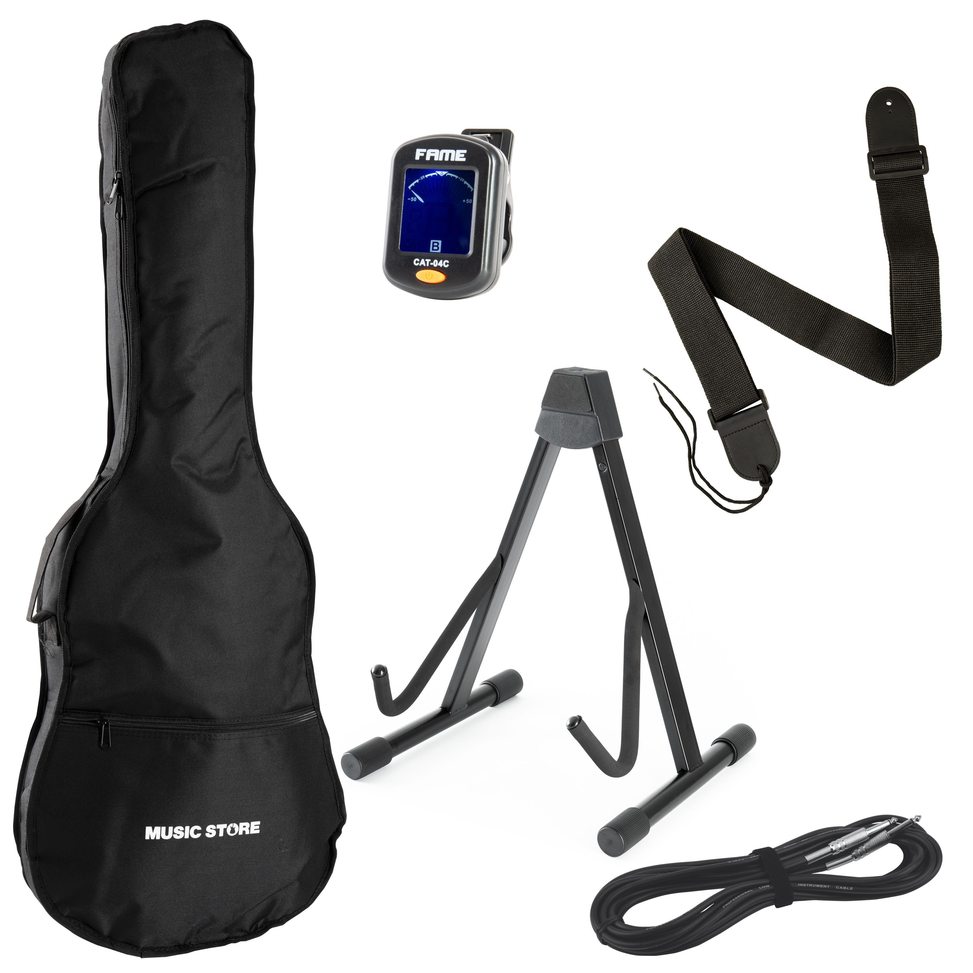 MUSIC STORE E-Gitarre, E-Gitarren, E-Gitarren-Sets, E-Gitarren Zubehör Paket - E-Gitarren Anfänger Set