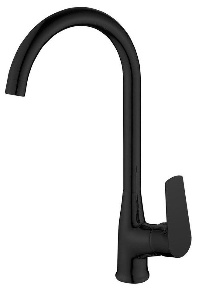 Aqualine Küchenarmatur LOTTA Küchenarmatur, Schwarz matt Aqualine-LT603B