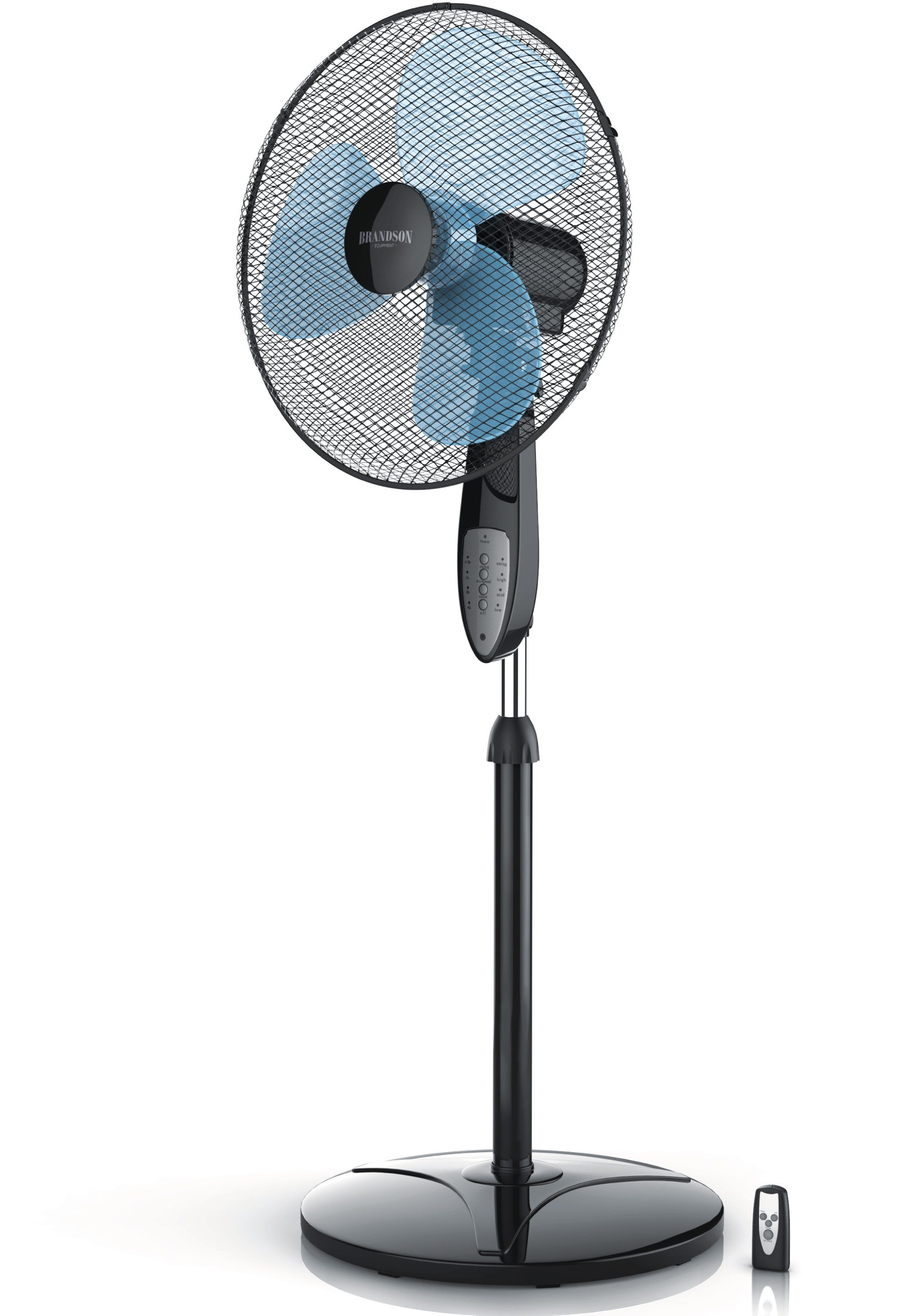 Brandson Standventilator Standlüfter mit Fernbedienung, Neigbar günstig online kaufen