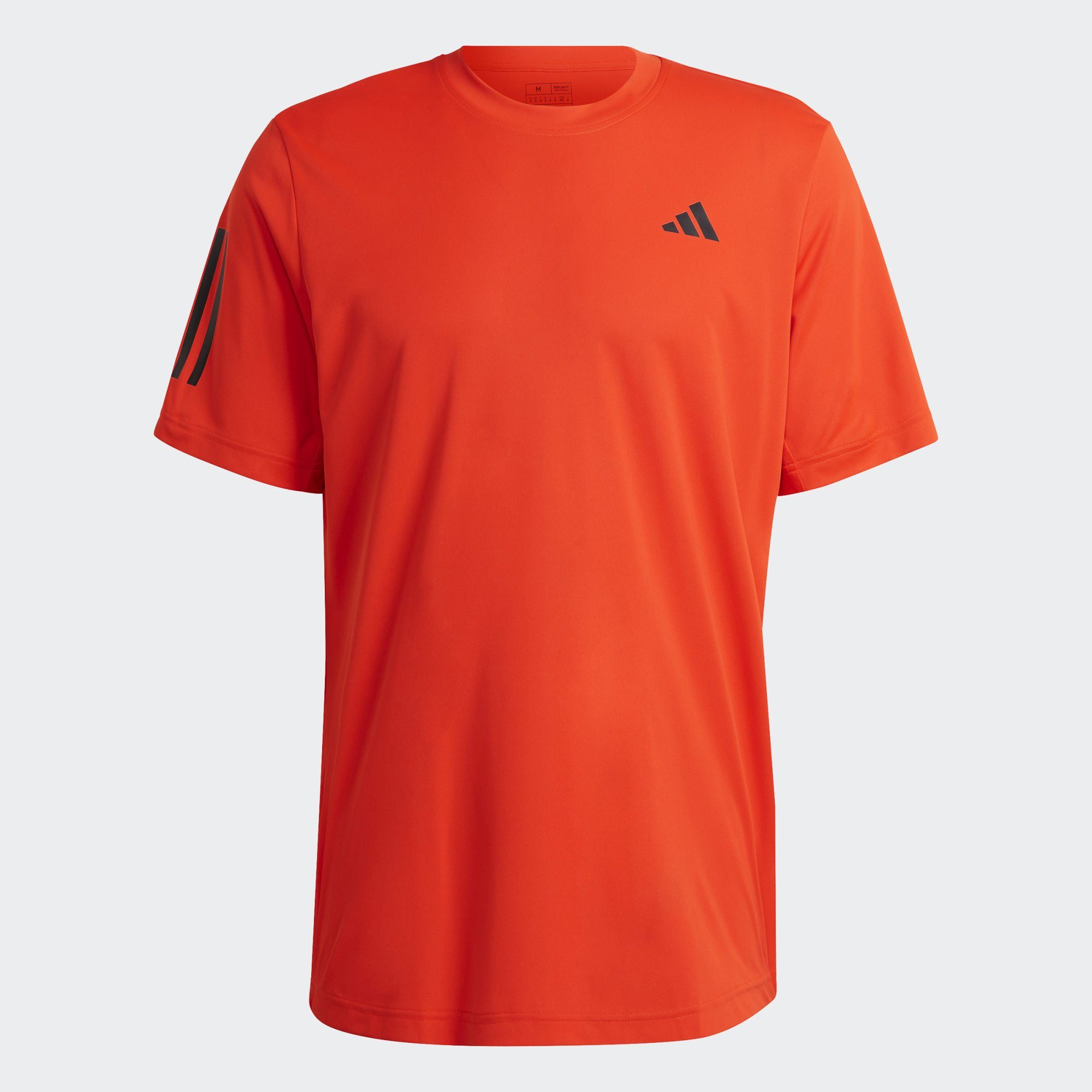 adidas Performance T-SHIRT Bold Funktionsshirt Orange CLUB 3-STREIFEN TENNIS