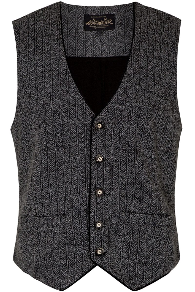 Hangowear Trachtenweste Trachtenweste - QUINCY - schwarz günstig online kaufen