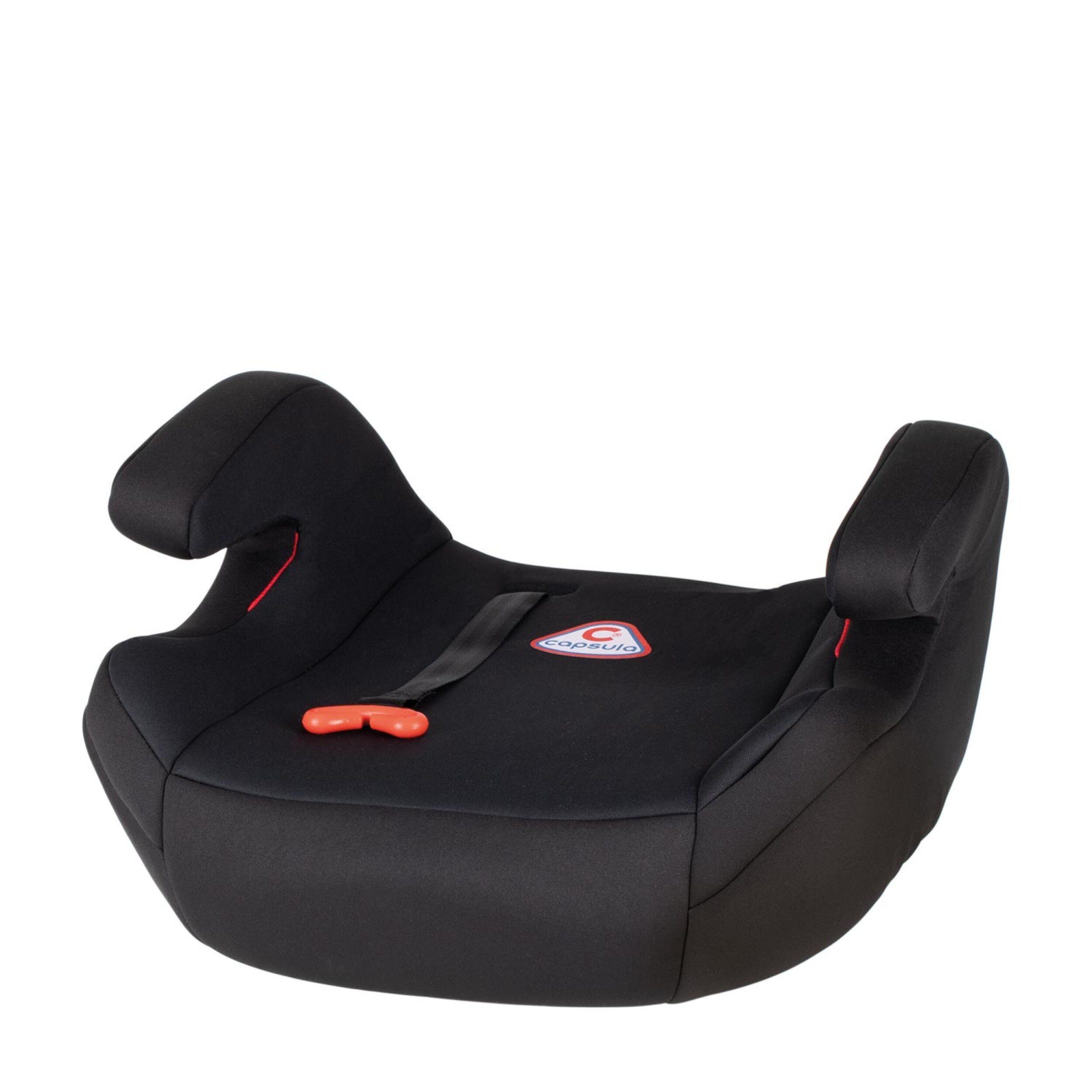 capsula® Autokindersitz Kindersitzerhöhung extra breit Sitzerhöhung mit Gurtführung (15-36k, ab: ab 4 Jahren, Autogurt