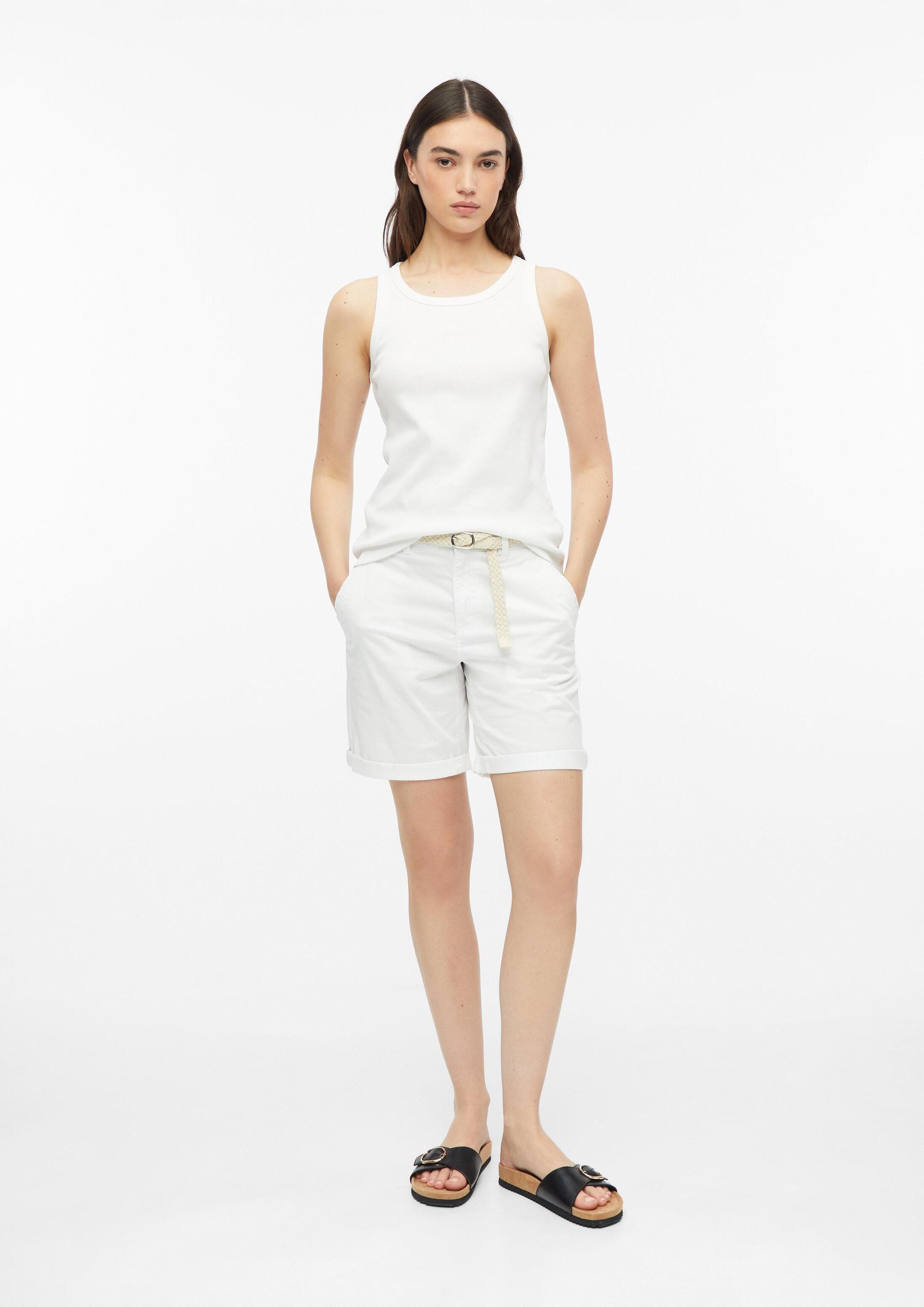 s.Oliver Shorts Hose Shorts mit geflochtenem Gürtel