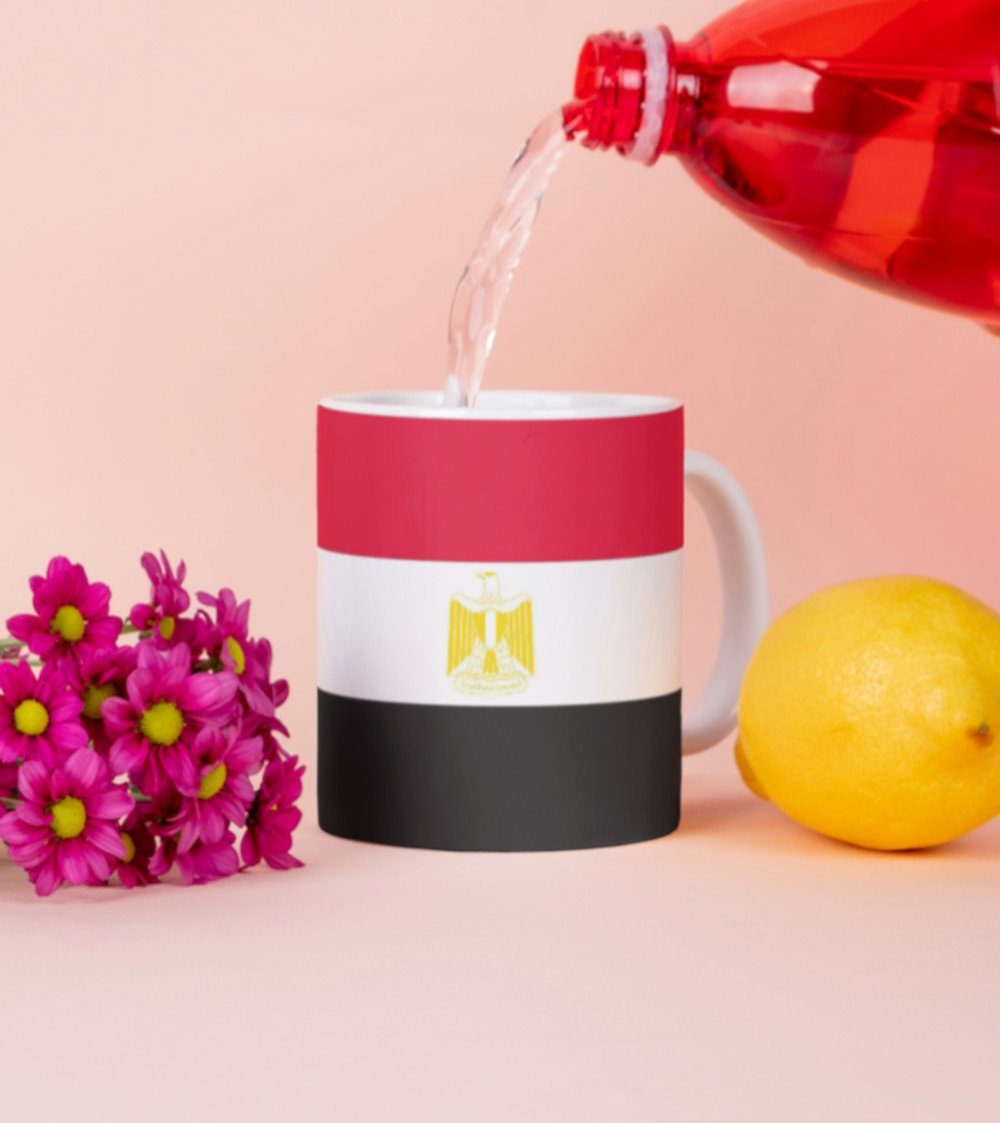 Tinisu Tasse Ägypten Kaffeetasse Flagge Pot Kaffee Tasse EGT Becher Coffeecup