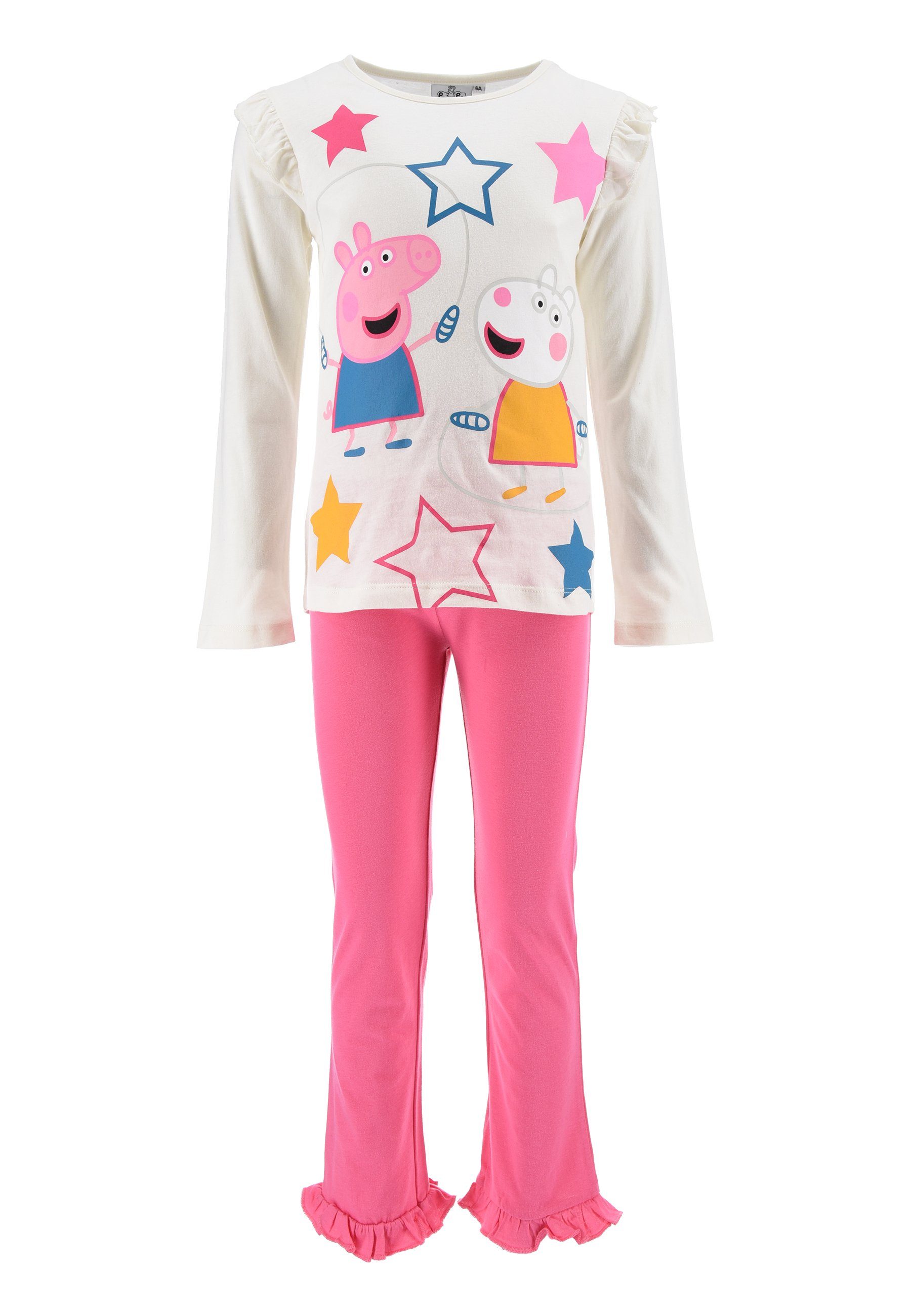 Peppa Pig Schlafanzug Peppa Wutz Kinder Jungen Pyjama Schlaf-Set (2 tlg)