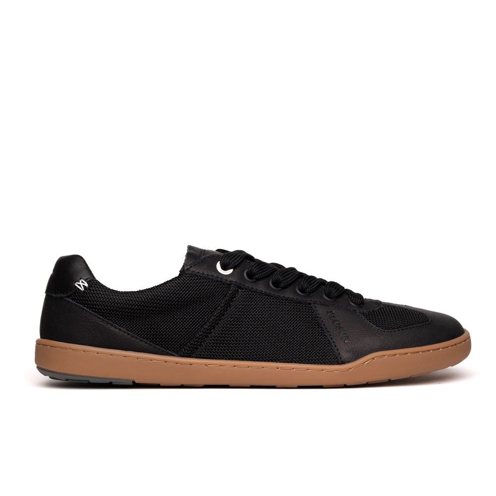 BLUSUN BLSN-204W black Barfußschuh (1 Paar, flexible Barfußsohle) Leder & Textil