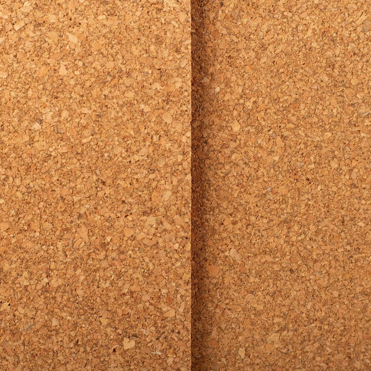 INNA-Glas Pinnwand Korkwand BASMA, selbstklebend, 3 Platten, Natur, 60x30x0,5cm