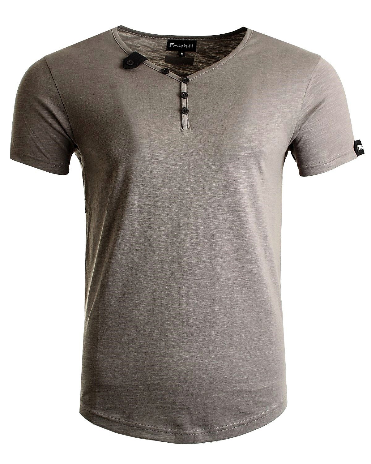Früchtl T-Shirt mit modischer Knopfleiste günstig online kaufen