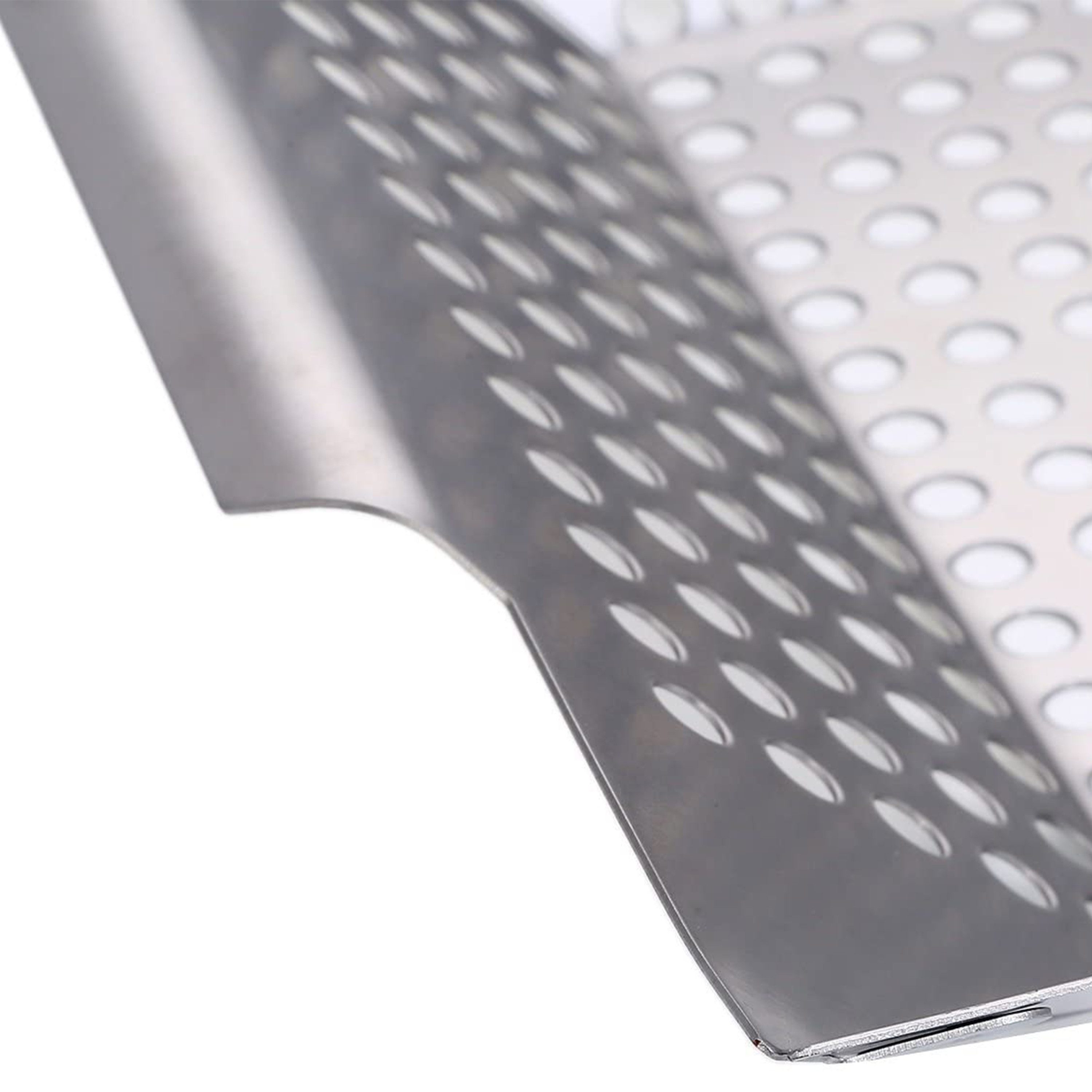Praknu Grillschale Grillkorb Grillschale für Gemüse 30 x 35 cm, Edelstahl, (1-St), Grillarten