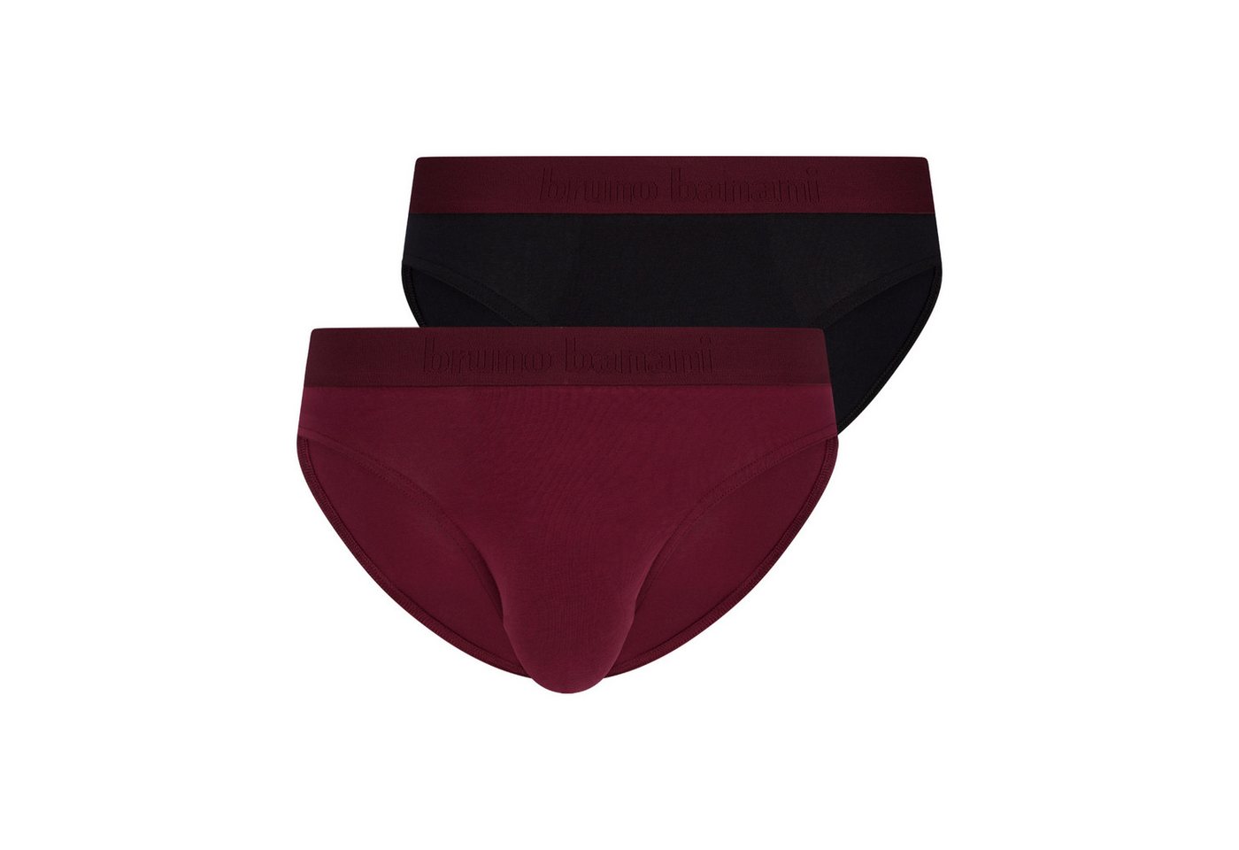 Bruno Banani Slip Flowing (2er Pack) mit Logobund