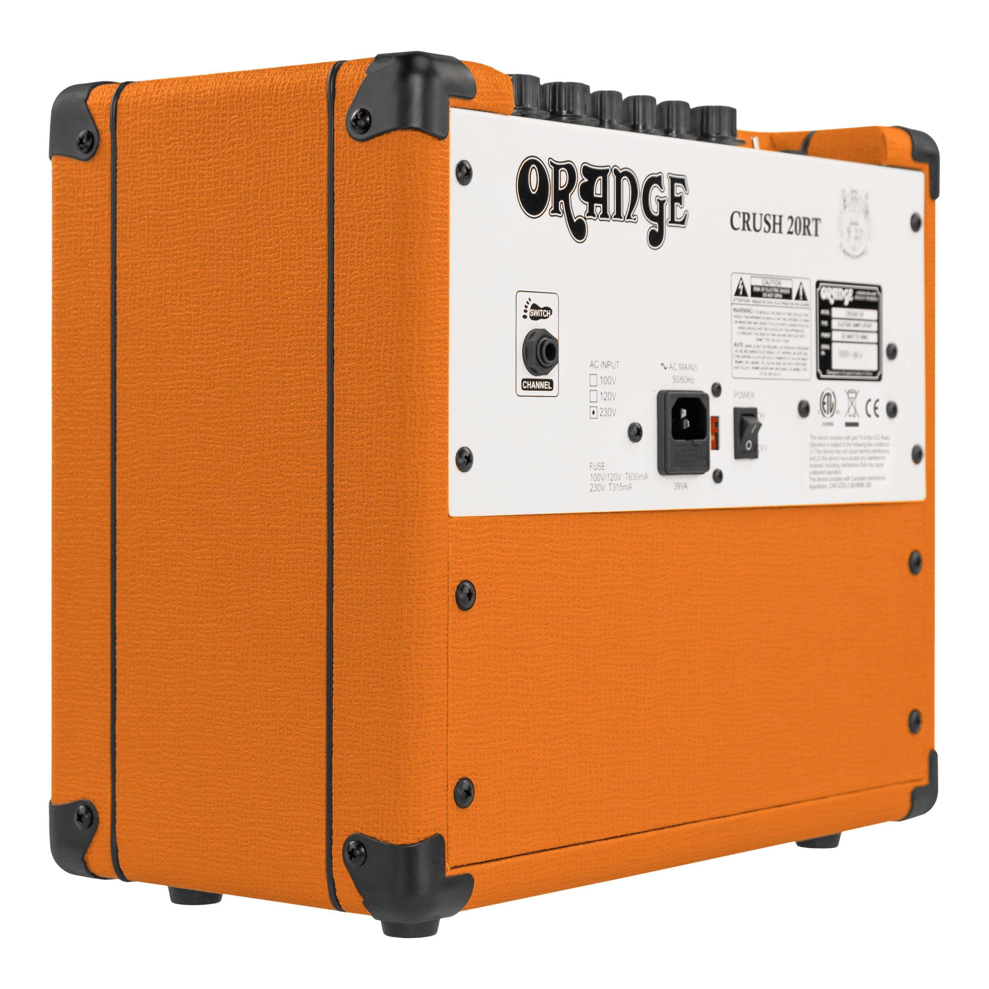(Crush - E-Gitarre) Combo Verstärker Orange 20RT Transistor für Verstärker