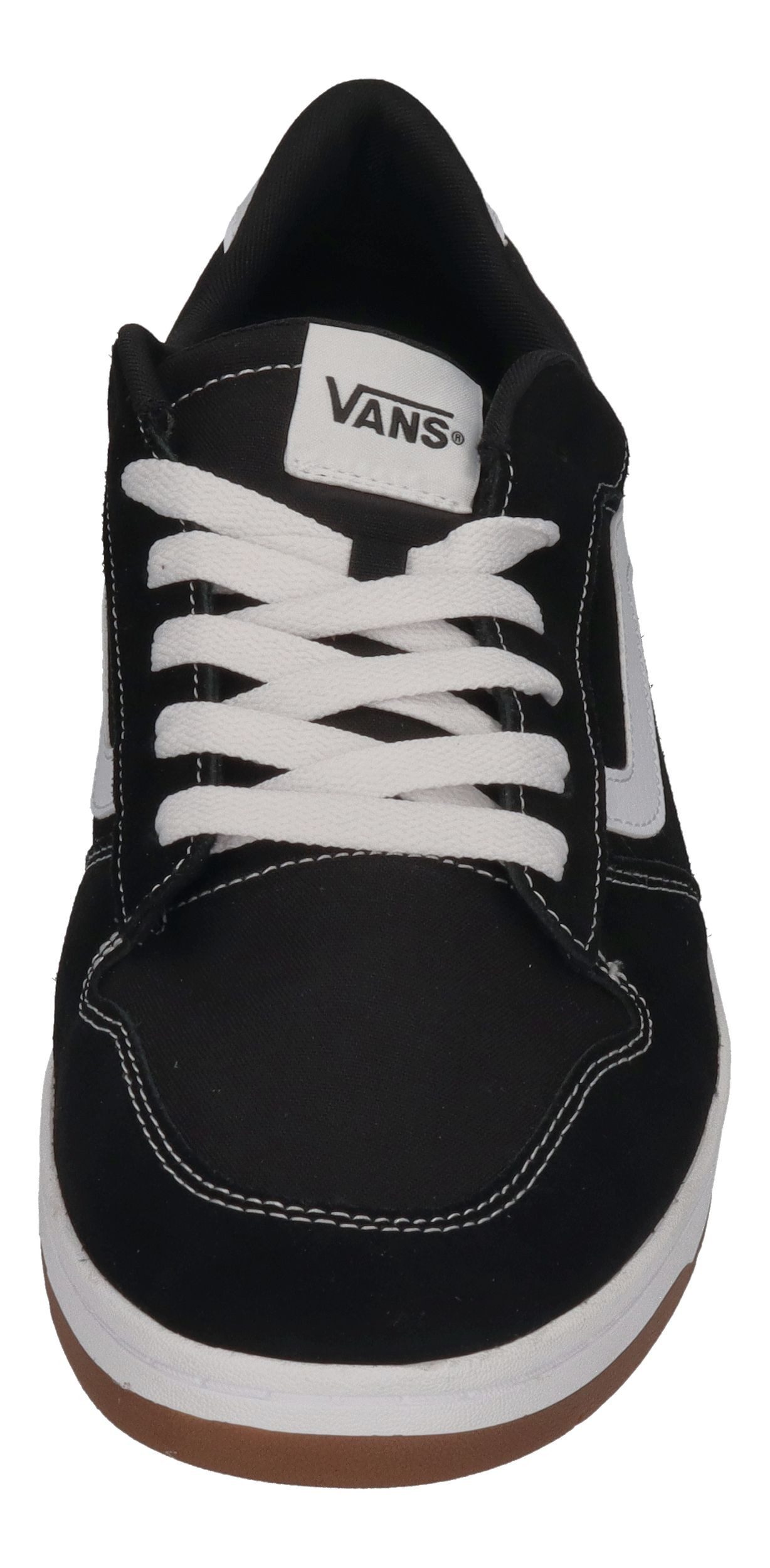 Vans RYLAND LS Suede/Canvas Skateschuh Black/White