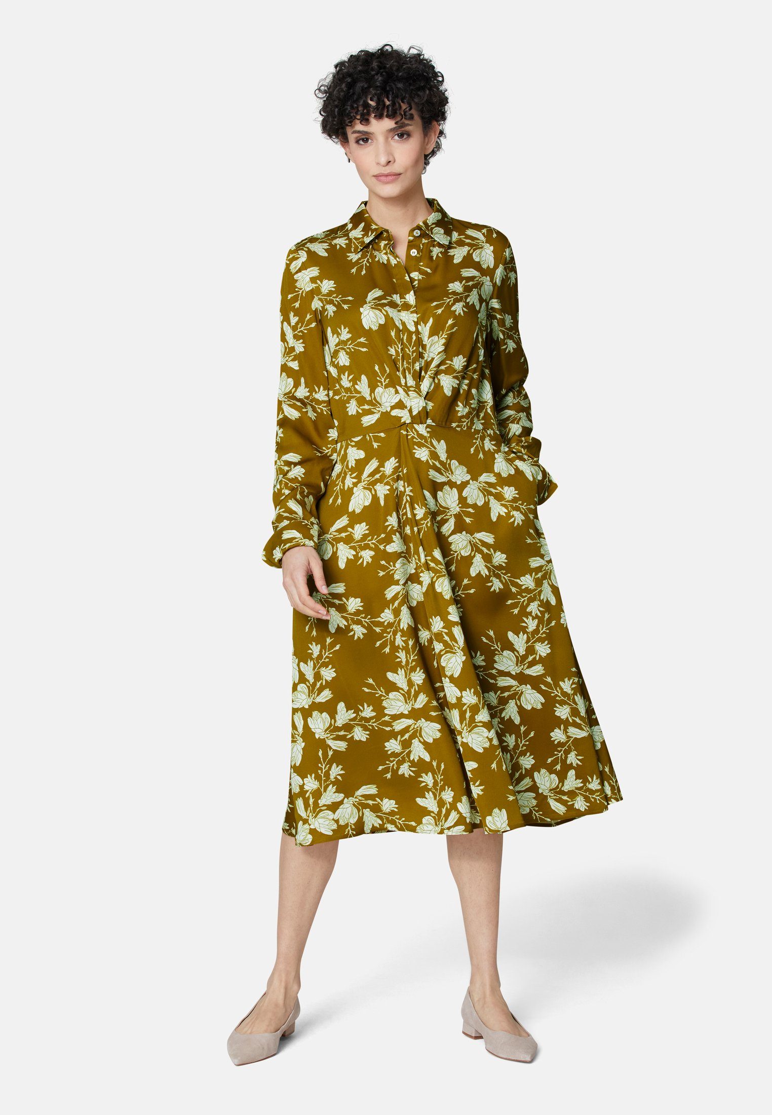 MADELEINE Hemdblusenkleid Hemdblusenkleid mit Floral-Print