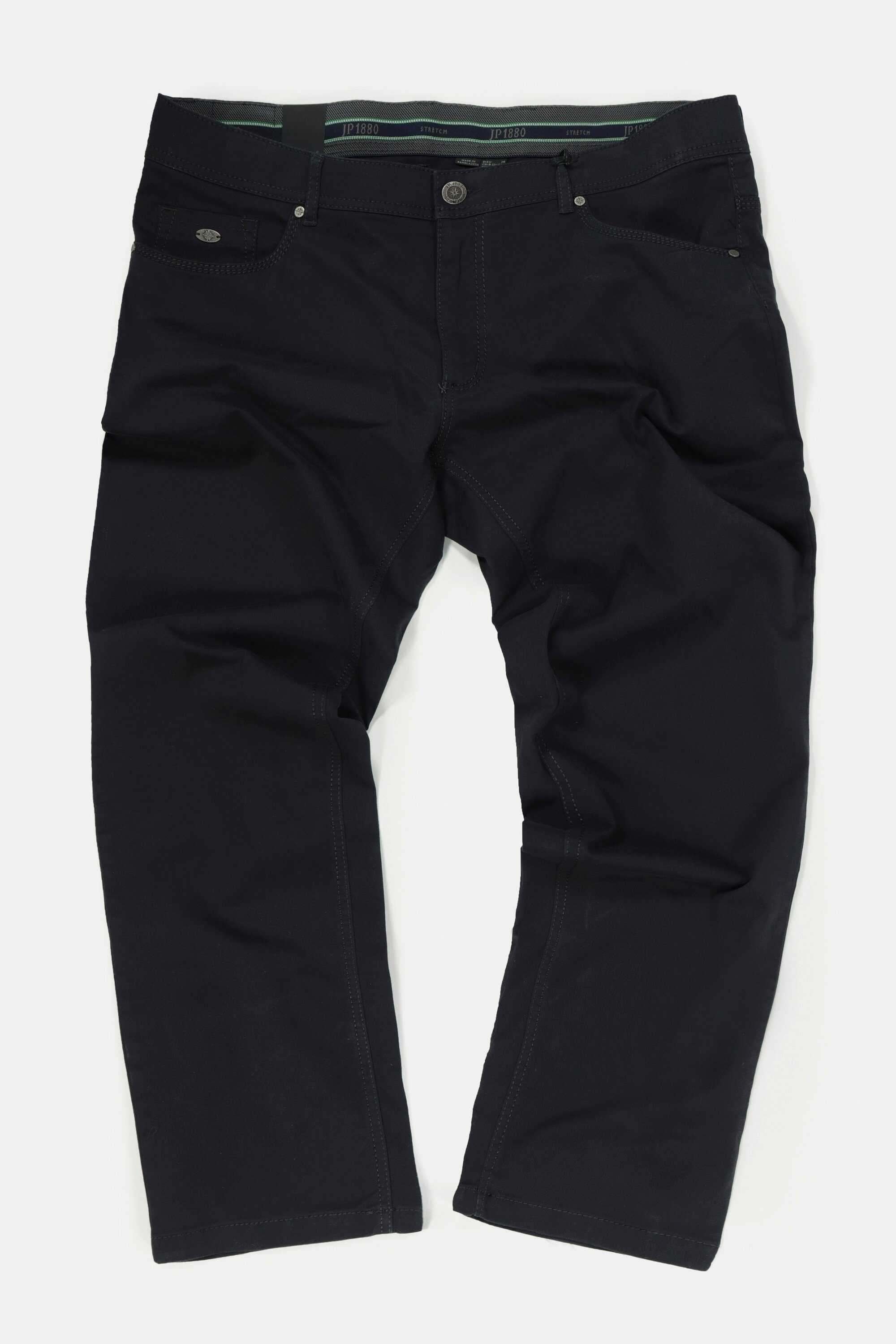 Hose 5-Pocket-Jeans 5-Pocket Regular elastischer Bund JP1880 dunkel Fit marine