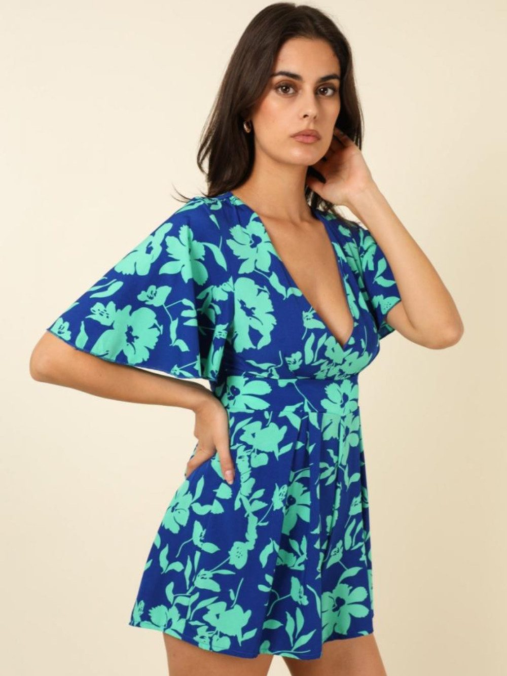 ANNIS Fashion & Accessoires Overall "ALESSANDRA" (1-tlg) sommerlicher Jumpsuit, mit Bindeband