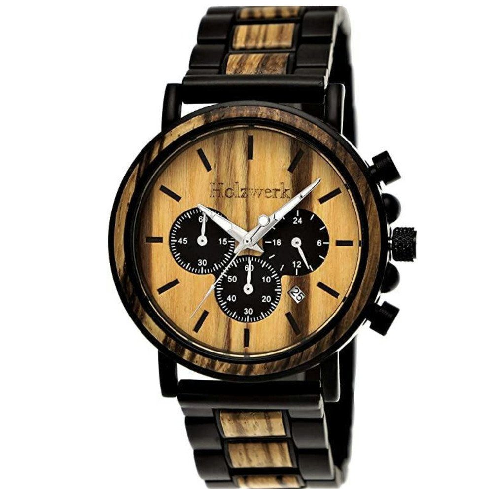 Holzwerk Chronograph Herren Designer Edelstahl & günstig online kaufen