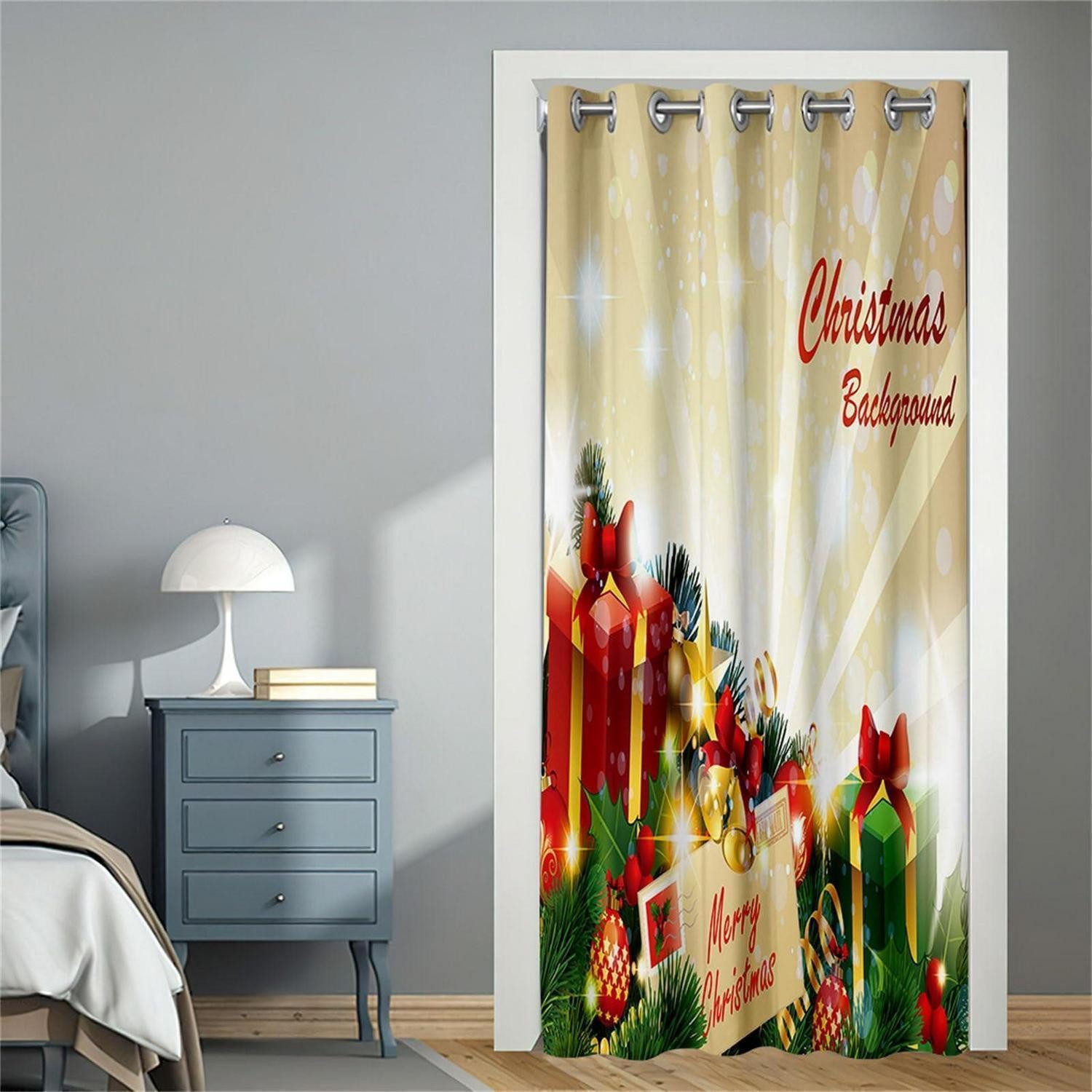 LuxusKollektion Verdunkelungsvorhang Weihnachts Vorhang 80x150cm (1 St)