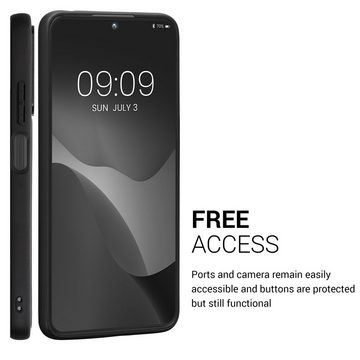 kalibri Handyhülle Leder Hülle Xiaomi Redmi Note 11 Pro / (5G), Handy Cover Hardcover Schutzhülle