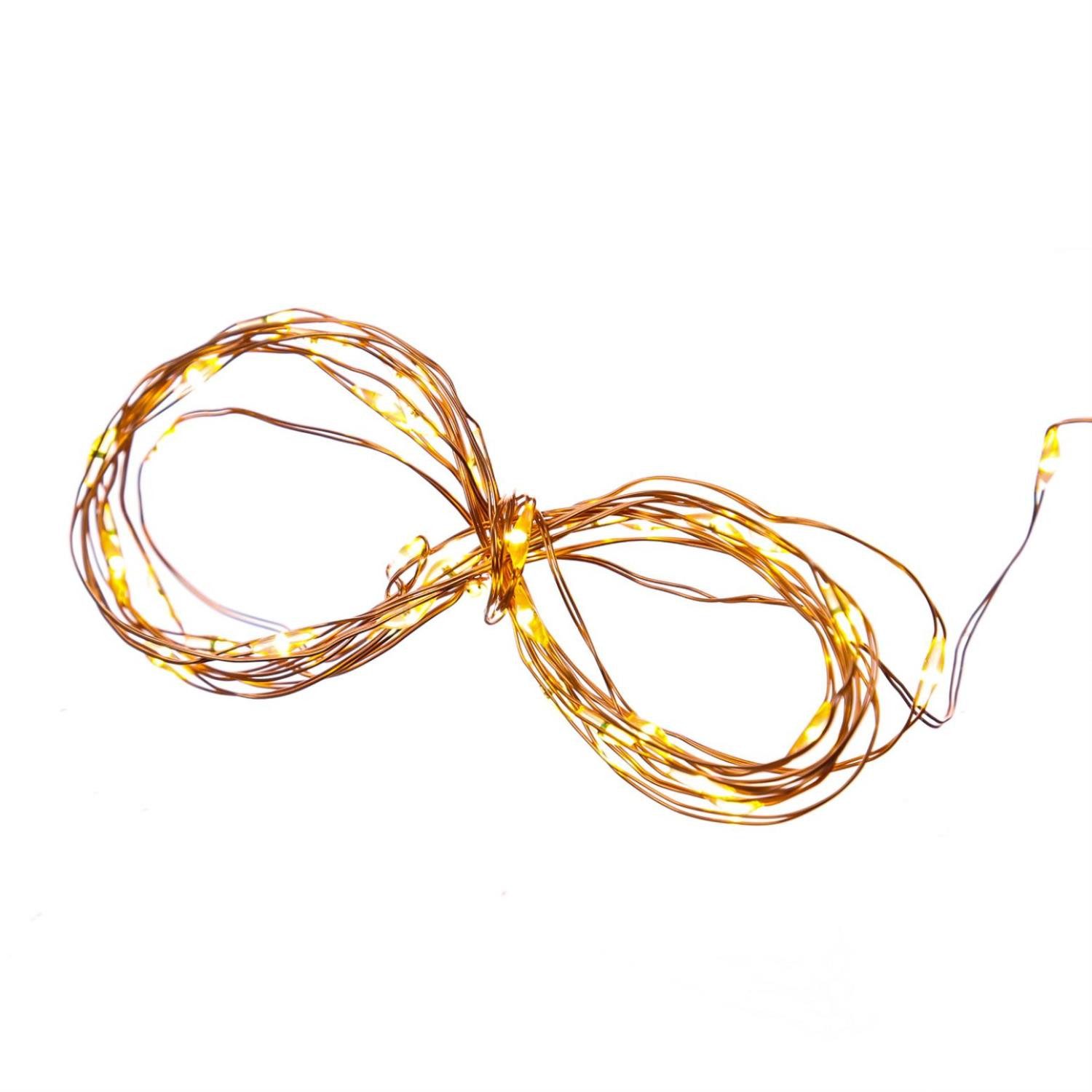 MARELIDA LED-Lichterkette LED Draht Kupferdraht Dekolichterkette günstig online kaufen