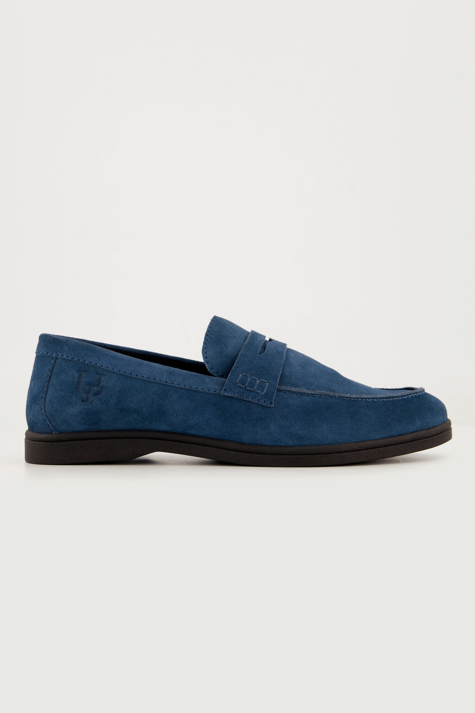 Ulla Popken Leder-Loafer Blockabsatz Weite H Mokassin günstig online kaufen
