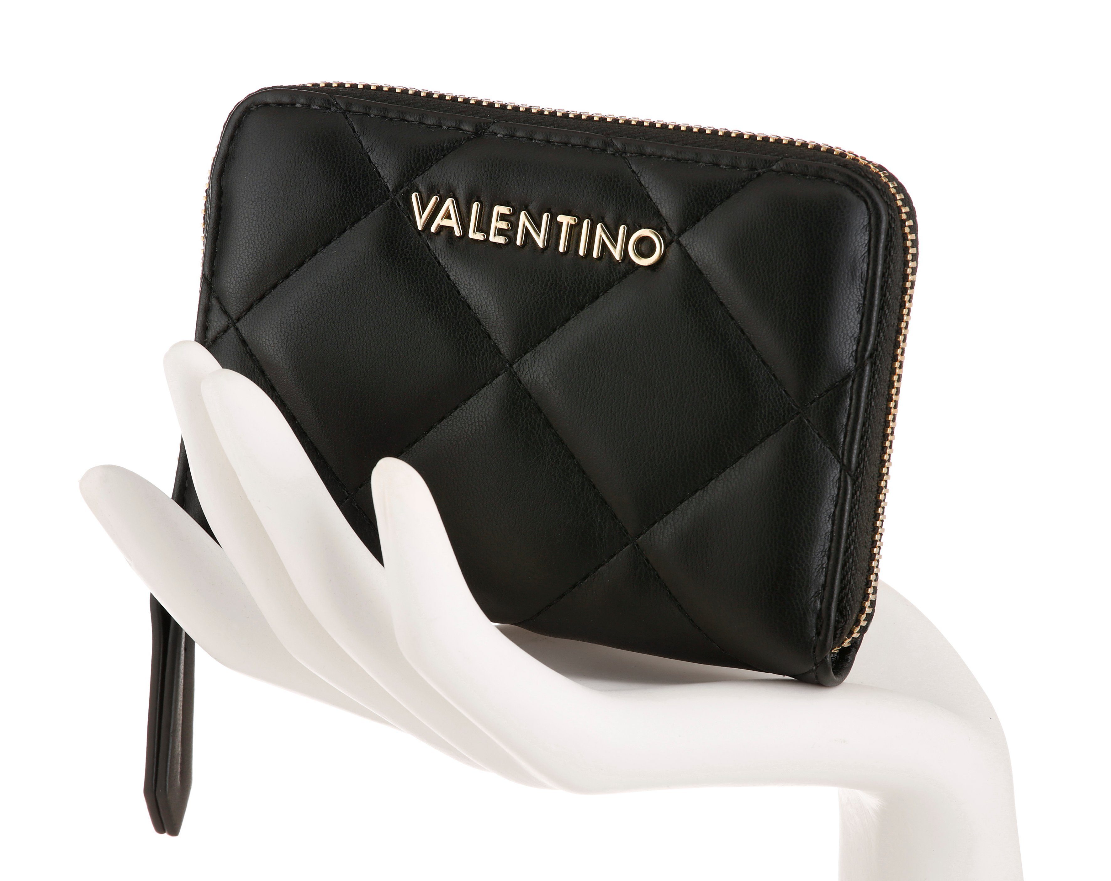 Damen Alle Damentaschen VALENTINO BAGS Geldbörse OCARINA, mit modischer Steppung