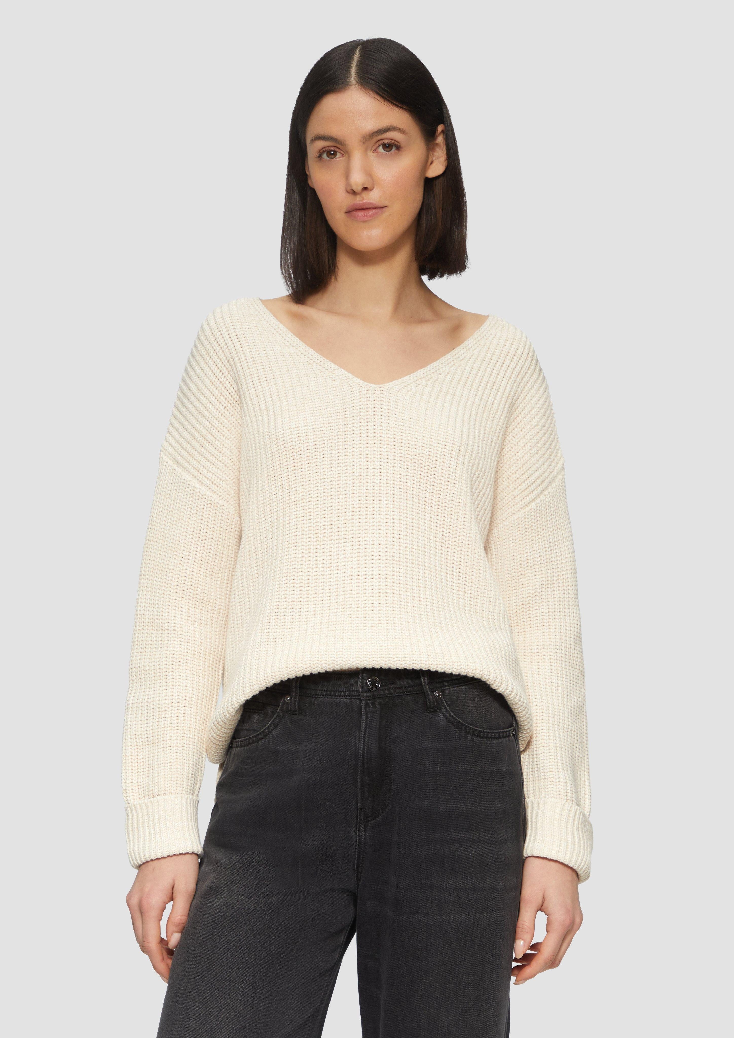 s.Oliver Strickpullover Strickpullover im Relaxed Fit günstig online kaufen
