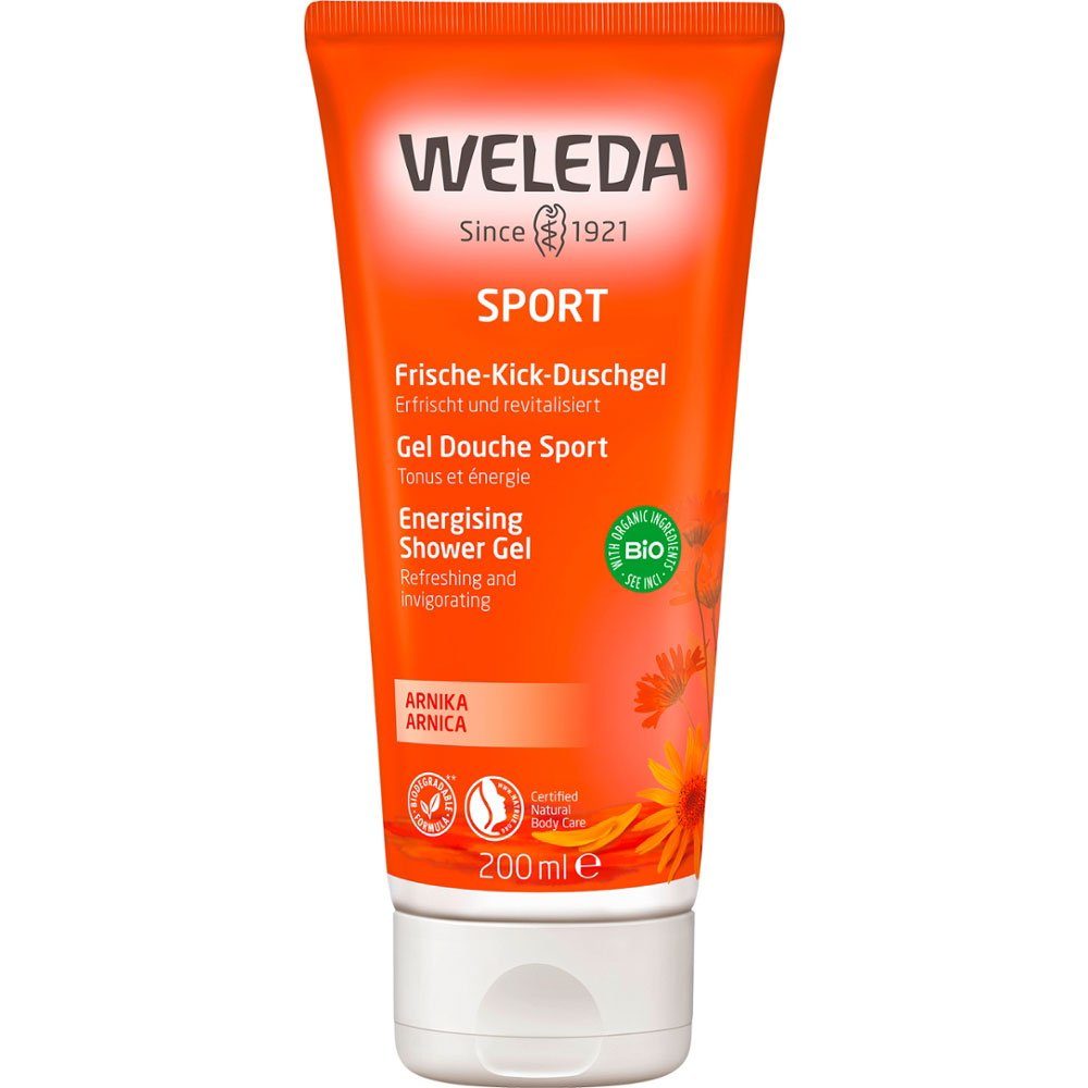 WELEDA Duschgel Sport Frische-Boost Arnika, 200 ml
