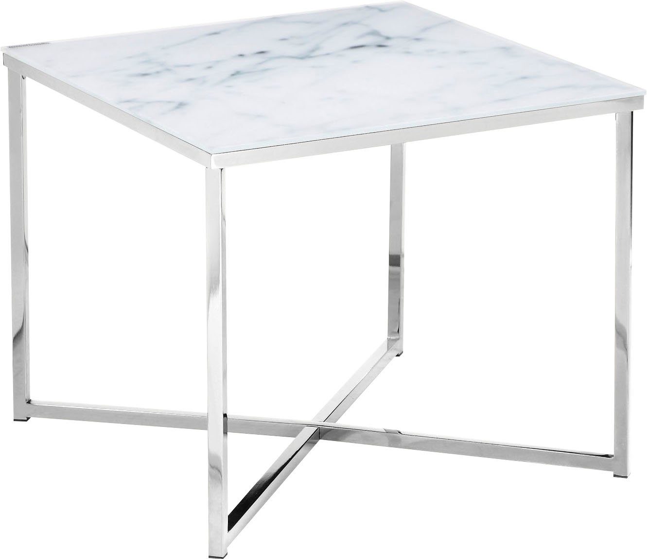 SalesFever Beistelltisch Caorle Stilvoller Tisch, Elegante Tischplatte in edler Marmoroptik