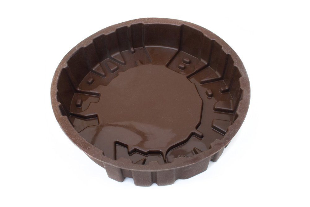 Goods+Gadgets Backform GOODS+GADGETS Silikon-Kuchenform Happy Birthday – Antihaftbeschichtet