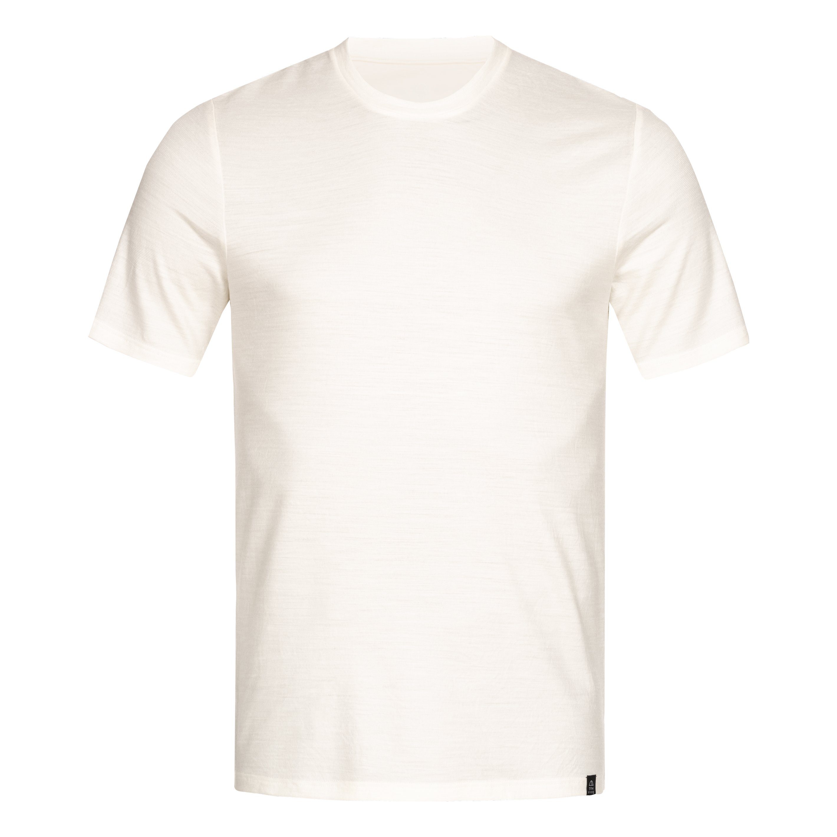 Tom Fyfe T-Shirt Merino T-Shirt Herren Weiss