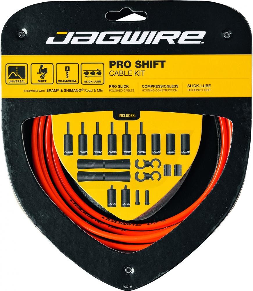 Jagwire Schaltzug Jagwire Schaltzugset Pro Shift Orange