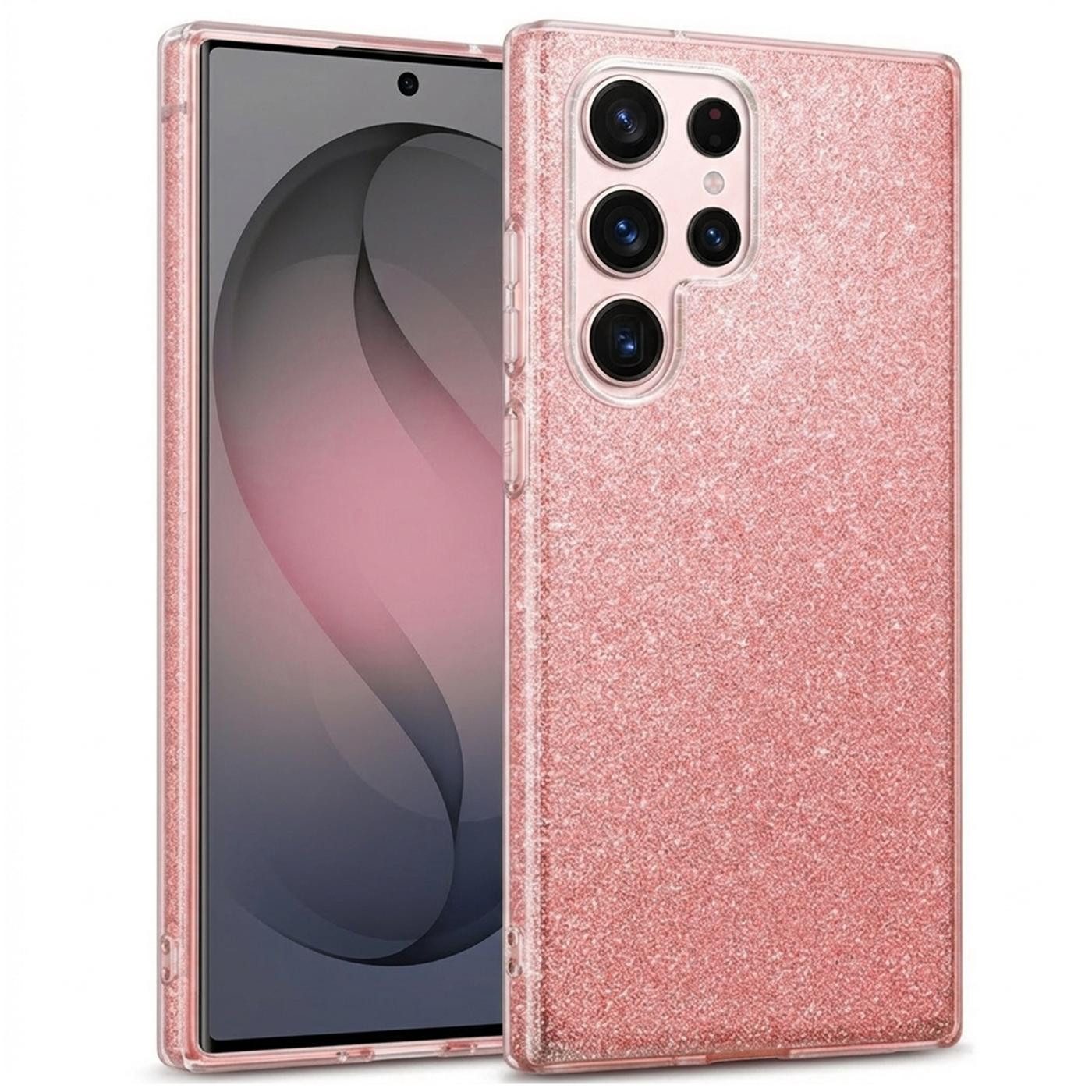 CoolGadget Handyhülle Glitzer Glamour Hülle für Samsung Galaxy S26 Ultra 6,9 Zoll, Slim Case mit Glossy Effect Schutzhülle für Samsung S26 Ultra 5G Hülle