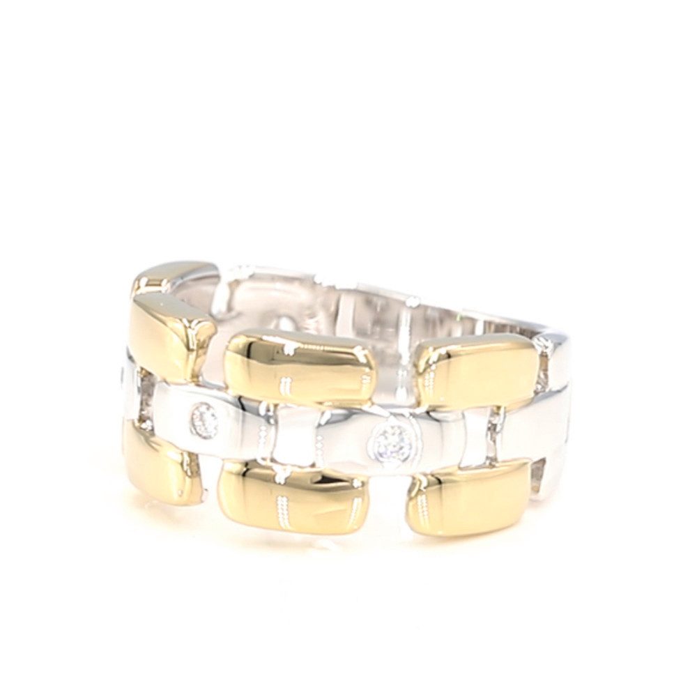 Cavill Diamantring Diamantring aus Sterlingsilber, rhodiniert (1-tlg)