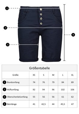 SUBLEVEL Bermudas Bermuda mit Aufschlag