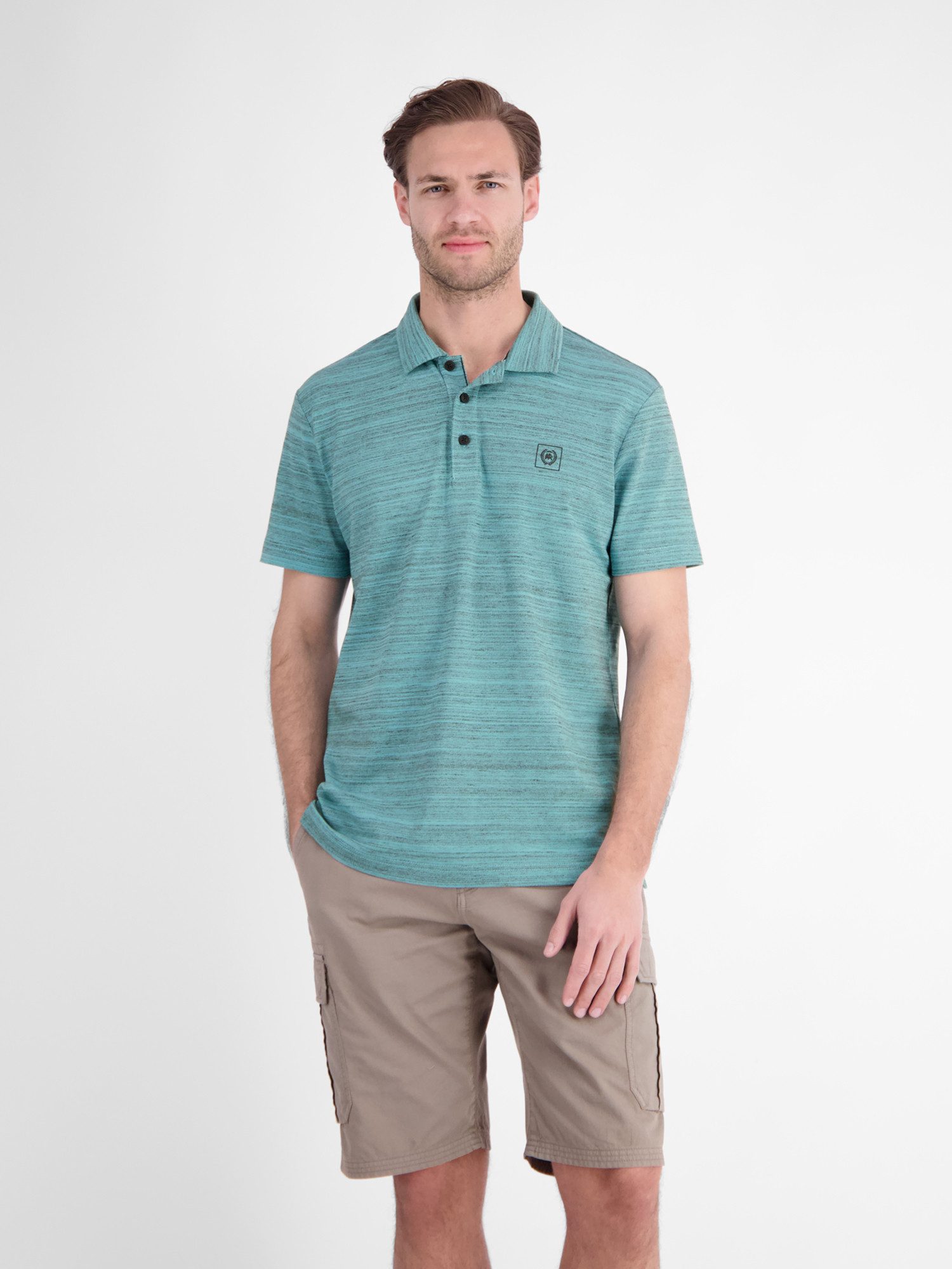 LERROS Poloshirt Polo aus leichtem Baumwollmischgewebe mit griffiger Haptik
