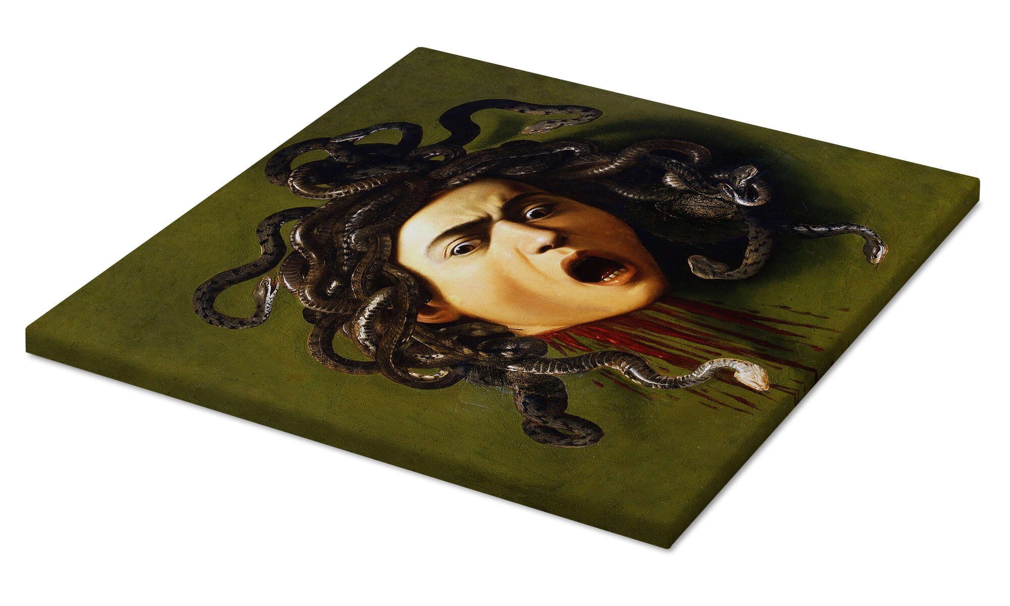 Posterlounge Wandbild Medusa, Michelangelo Merisi (Caravaggio), erhältlich als Poster, Leinwandbild, Wandsticker oder Acrylglasbild