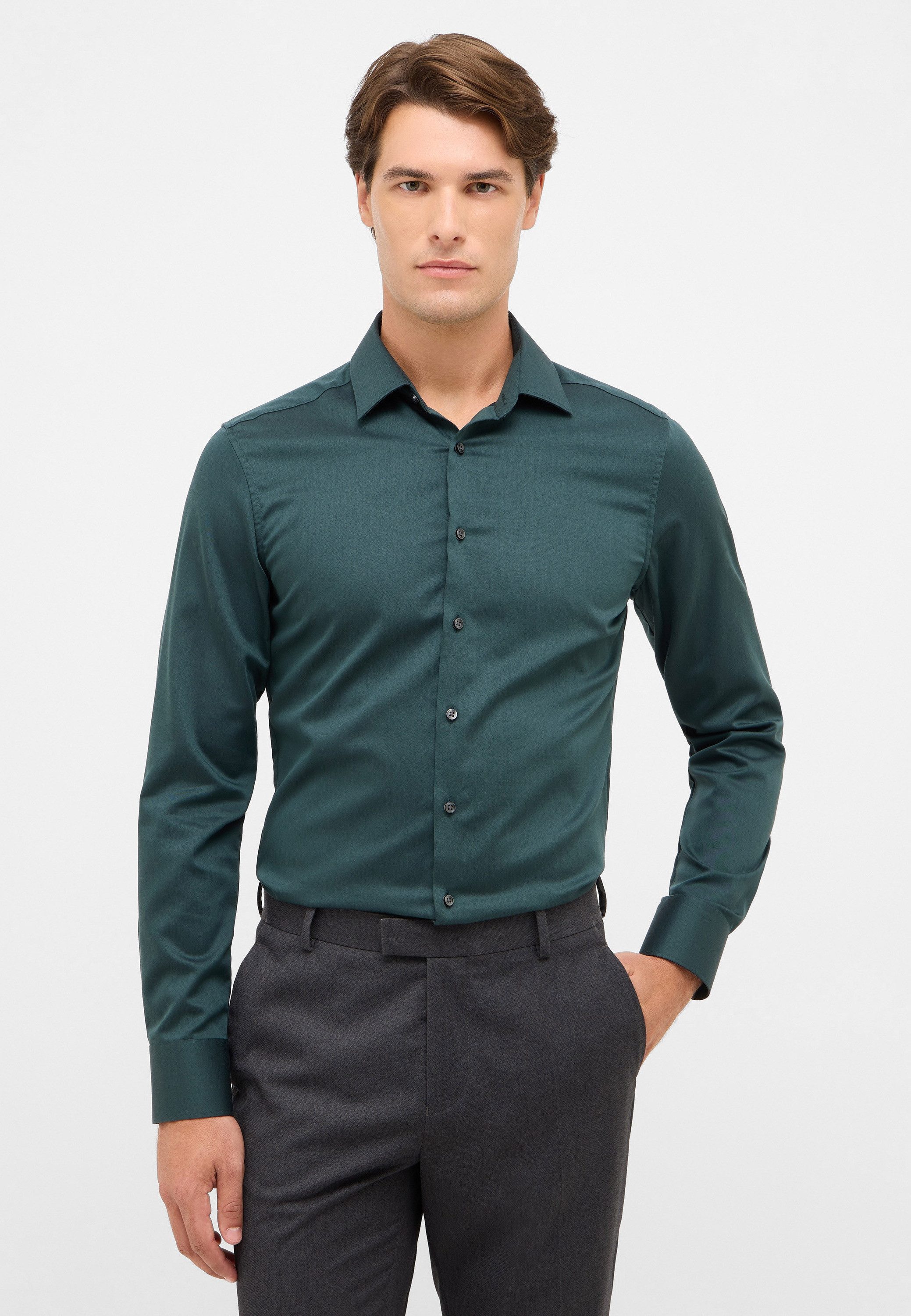 Eterna Langarmhemd SLIM FIT NON IRON günstig online kaufen
