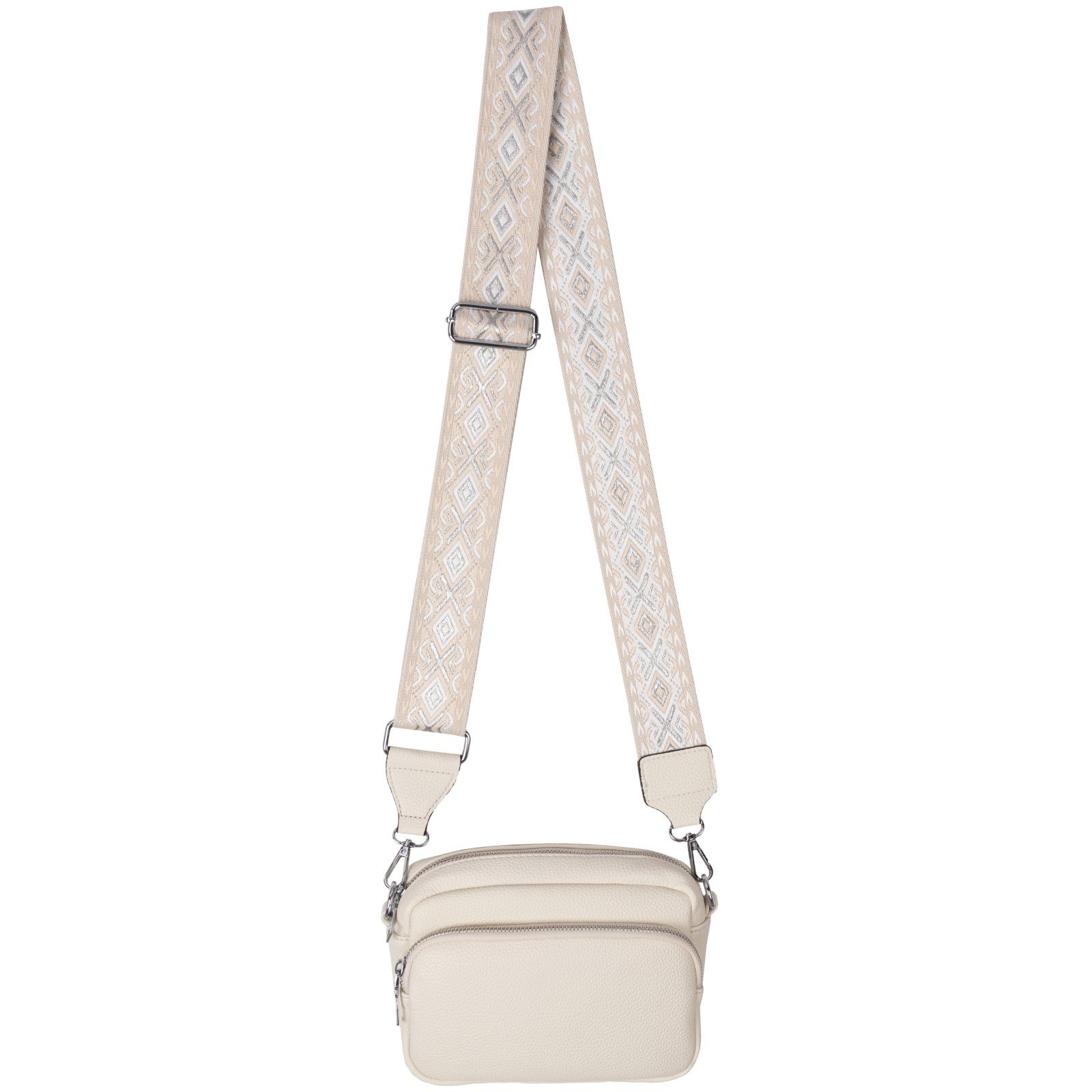 Gürteltasche Bauchtasche Umhängetasche Crossbody-Bag Kunstleder Italy-Design