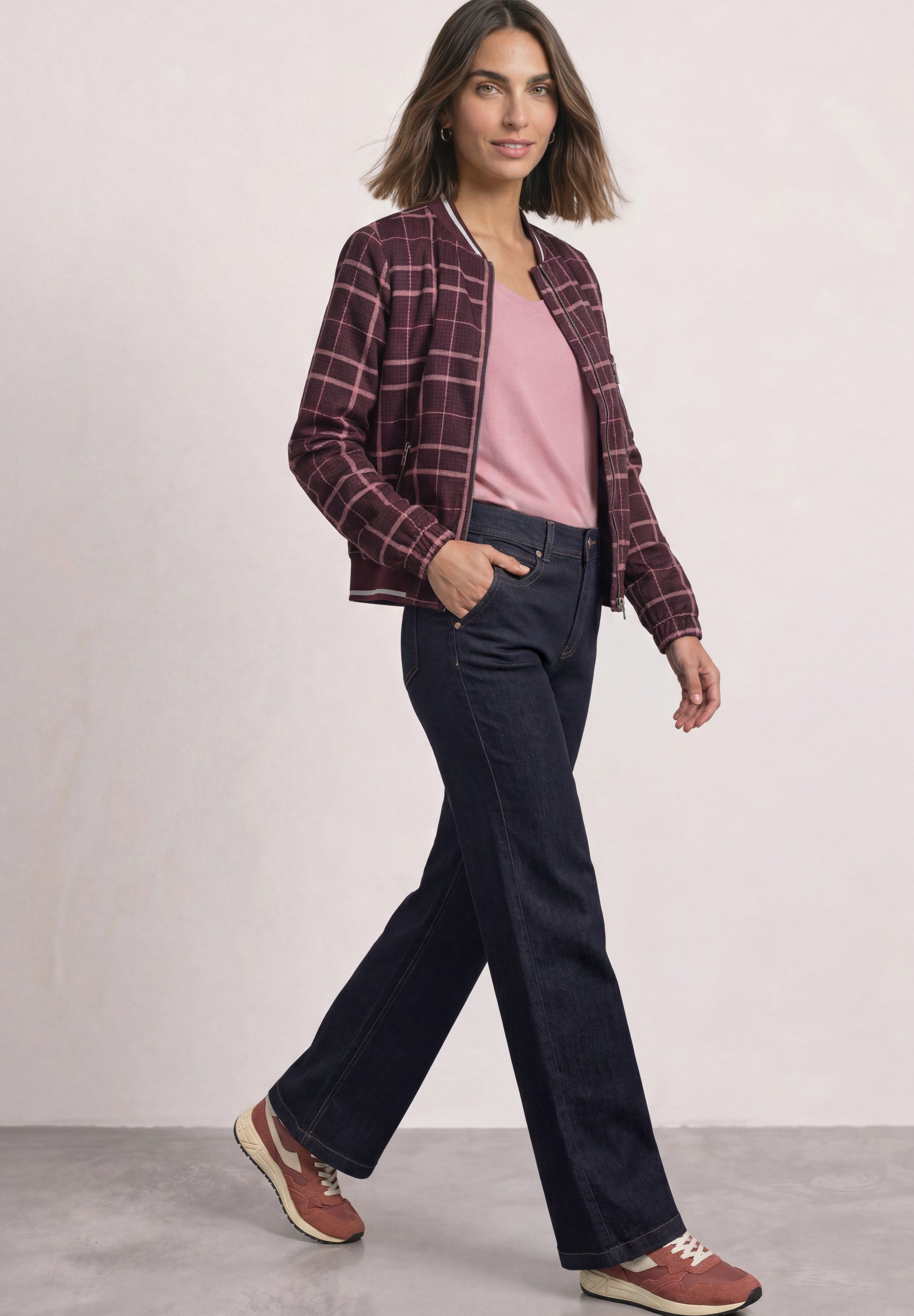 STREET ONE Blouson mit Elastiksaum